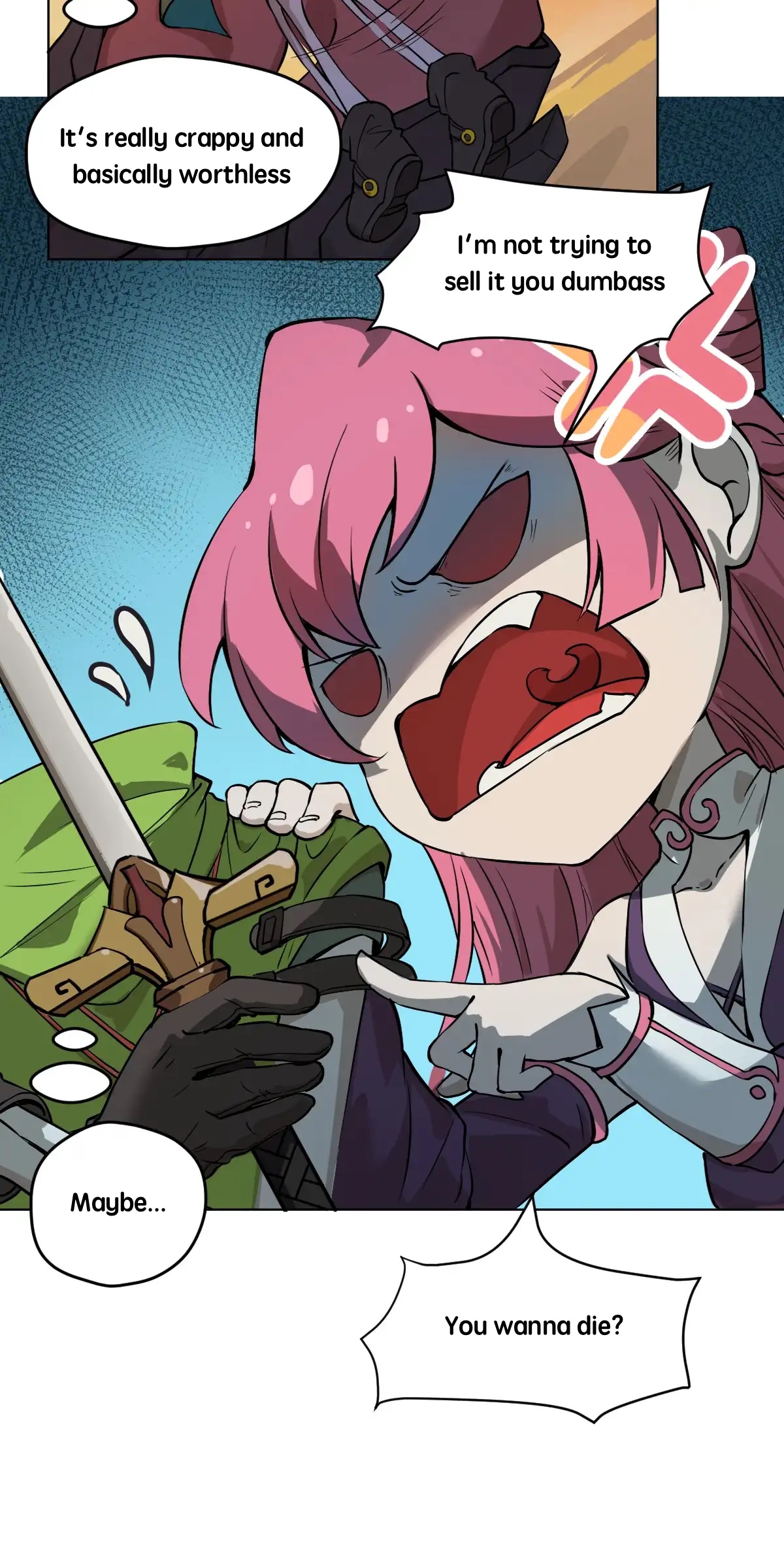 Little Skeleton This sword is talking in human language! 第14页