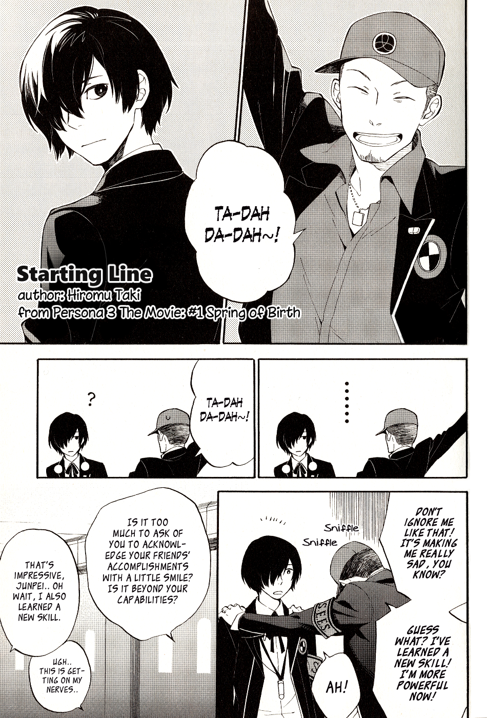 Persona 3 The Movie Dengeki Comic Anthology Starting Line 第1页