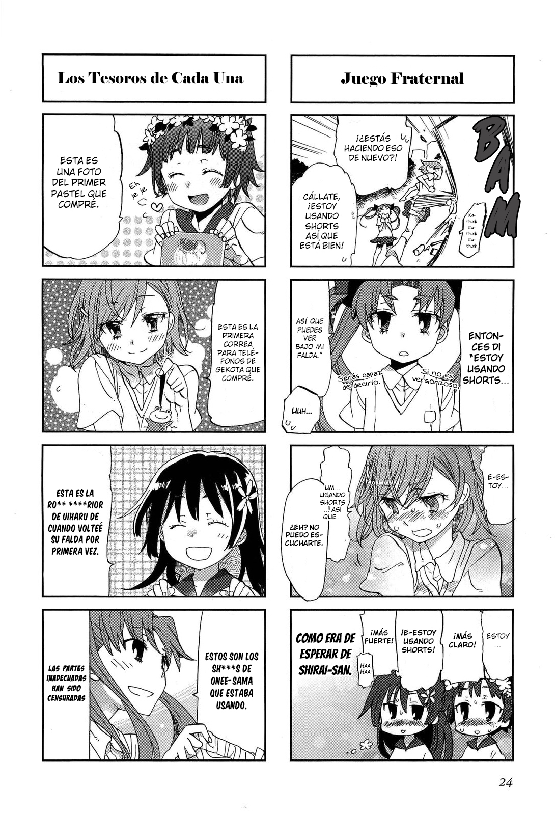 4-koma Koushiki Anthology - Toaru Kagaku no Railgun x Toaru Majutsu no Index El Boleto de Ida al Edén de al Lado 第5页
