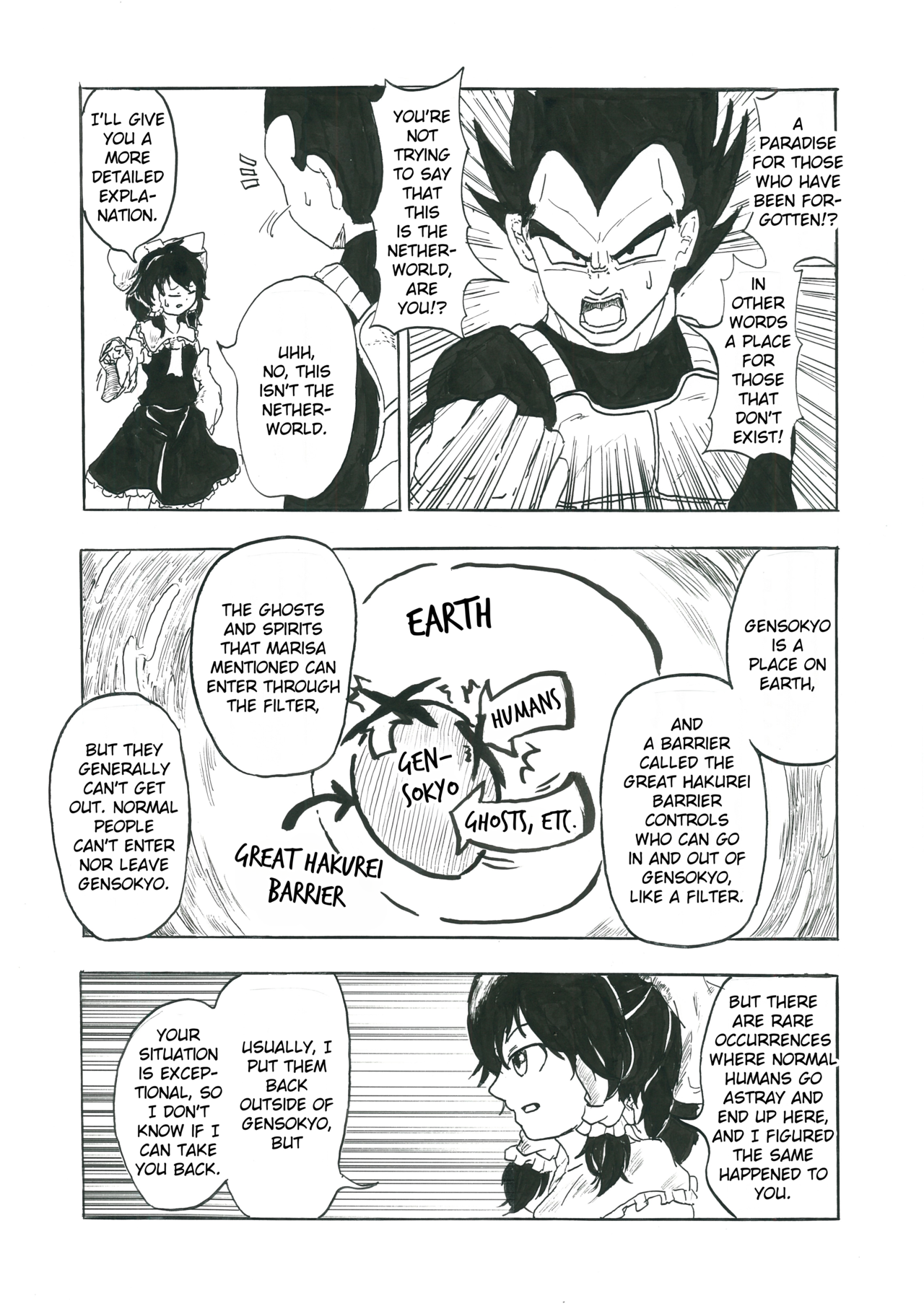 Touhou & Dragon Ball - EAST VEGETA (Doujinshi) 第5页
