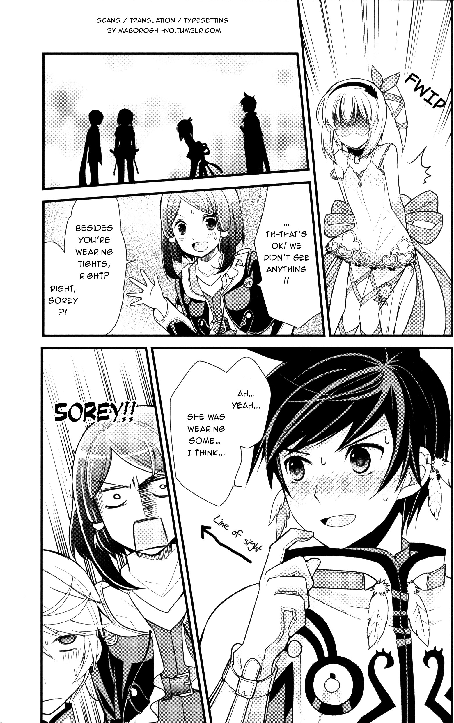 Tales of Zestiria Comic Anthology What would make the sharp-tongued girl flustered (Artist: Akiba Ruiki) 第11页