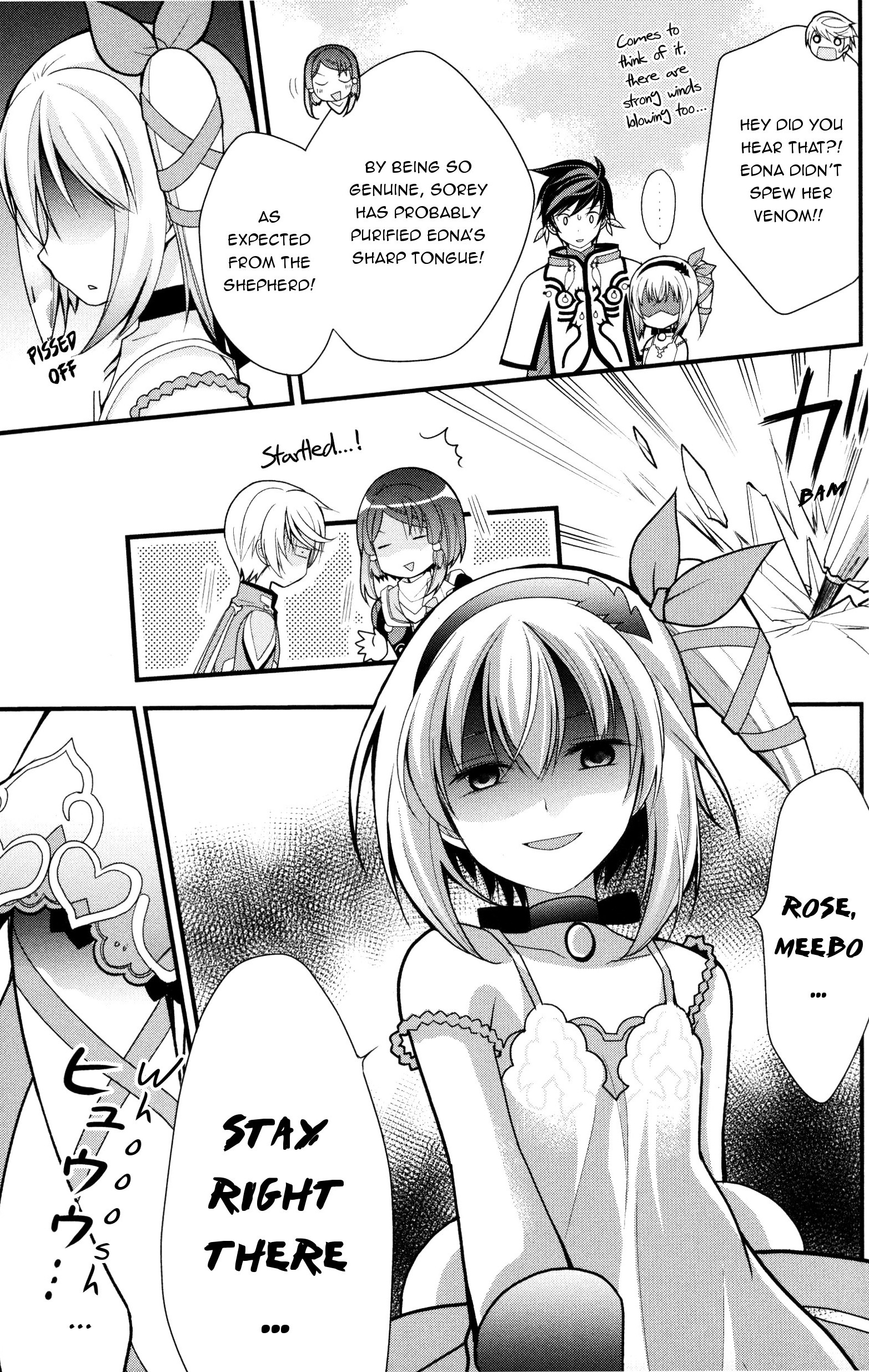 Tales of Zestiria Comic Anthology What would make the sharp-tongued girl flustered (Artist: Akiba Ruiki) 第9页