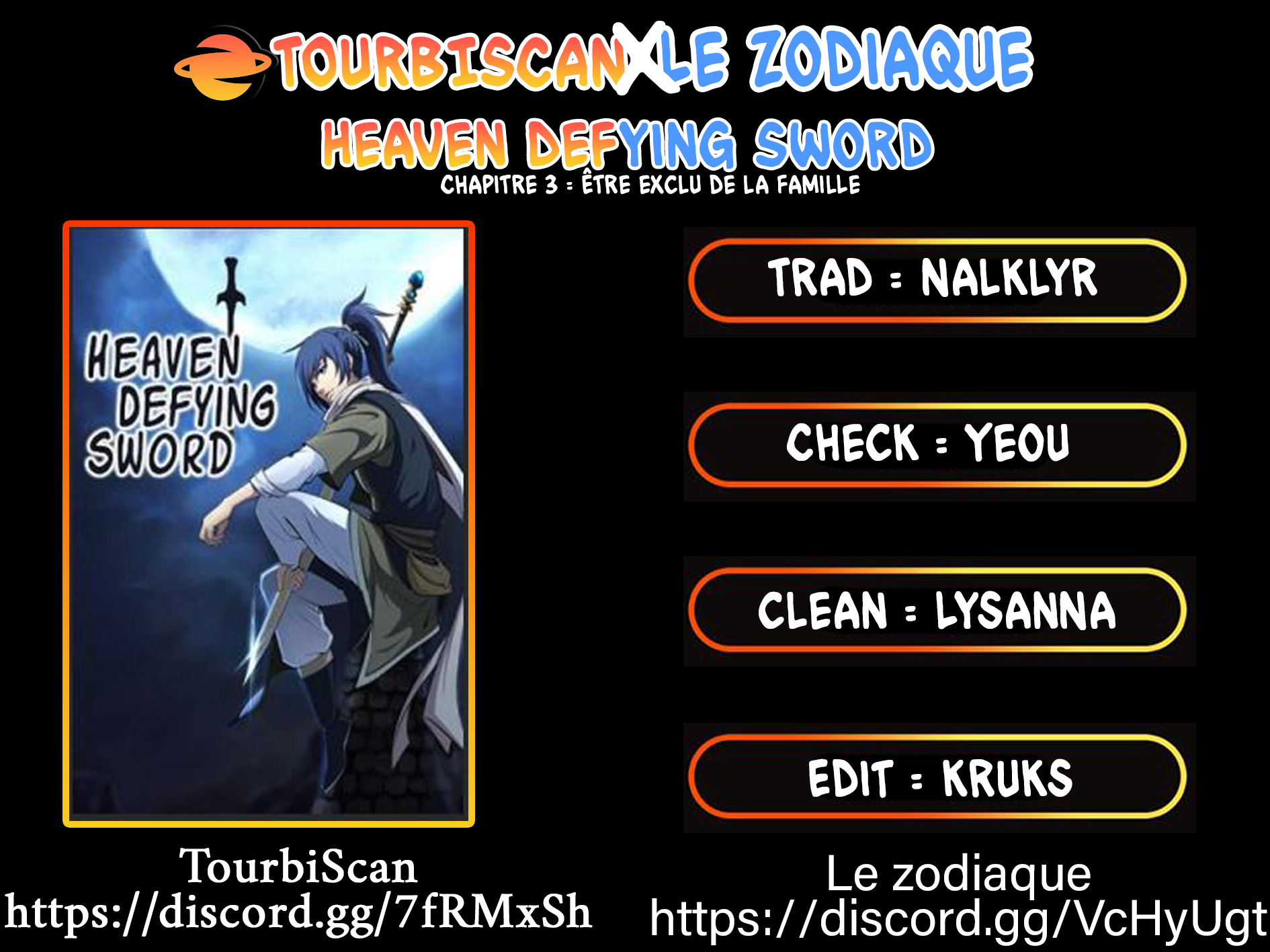 Heaven Defying Sword Être exclu de la Famille 第1页