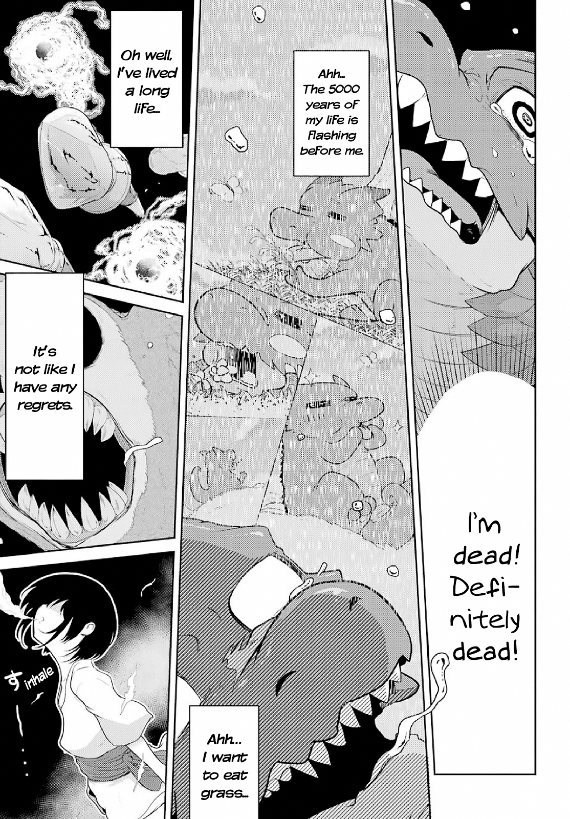 Yowai 5000-nen no Soushoku Dragon, Iware naki Jaryuu Nintei: Yada Kono Ikenie, Hito no Hanashi wo Kiite Kurenai Onto the City of Adventurers 第28页