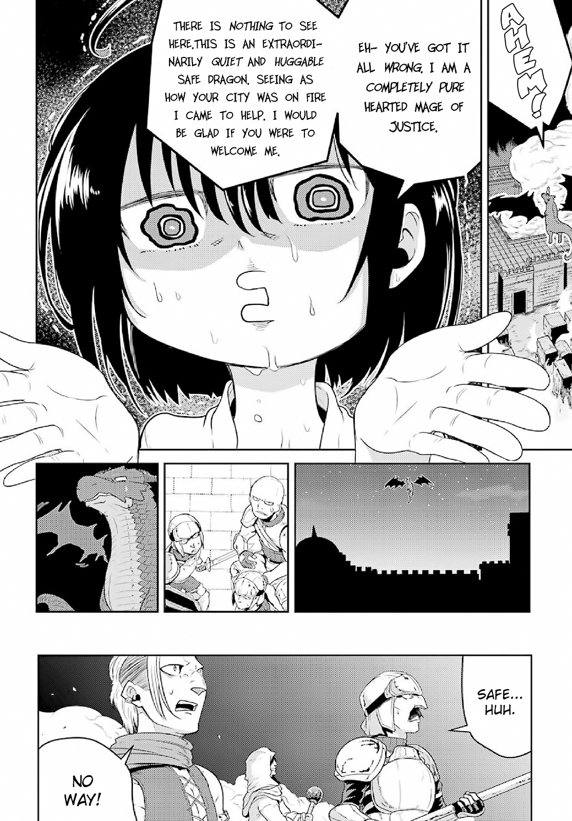 Yowai 5000-nen no Soushoku Dragon, Iware naki Jaryuu Nintei: Yada Kono Ikenie, Hito no Hanashi wo Kiite Kurenai Onto the City of Adventurers 第32页