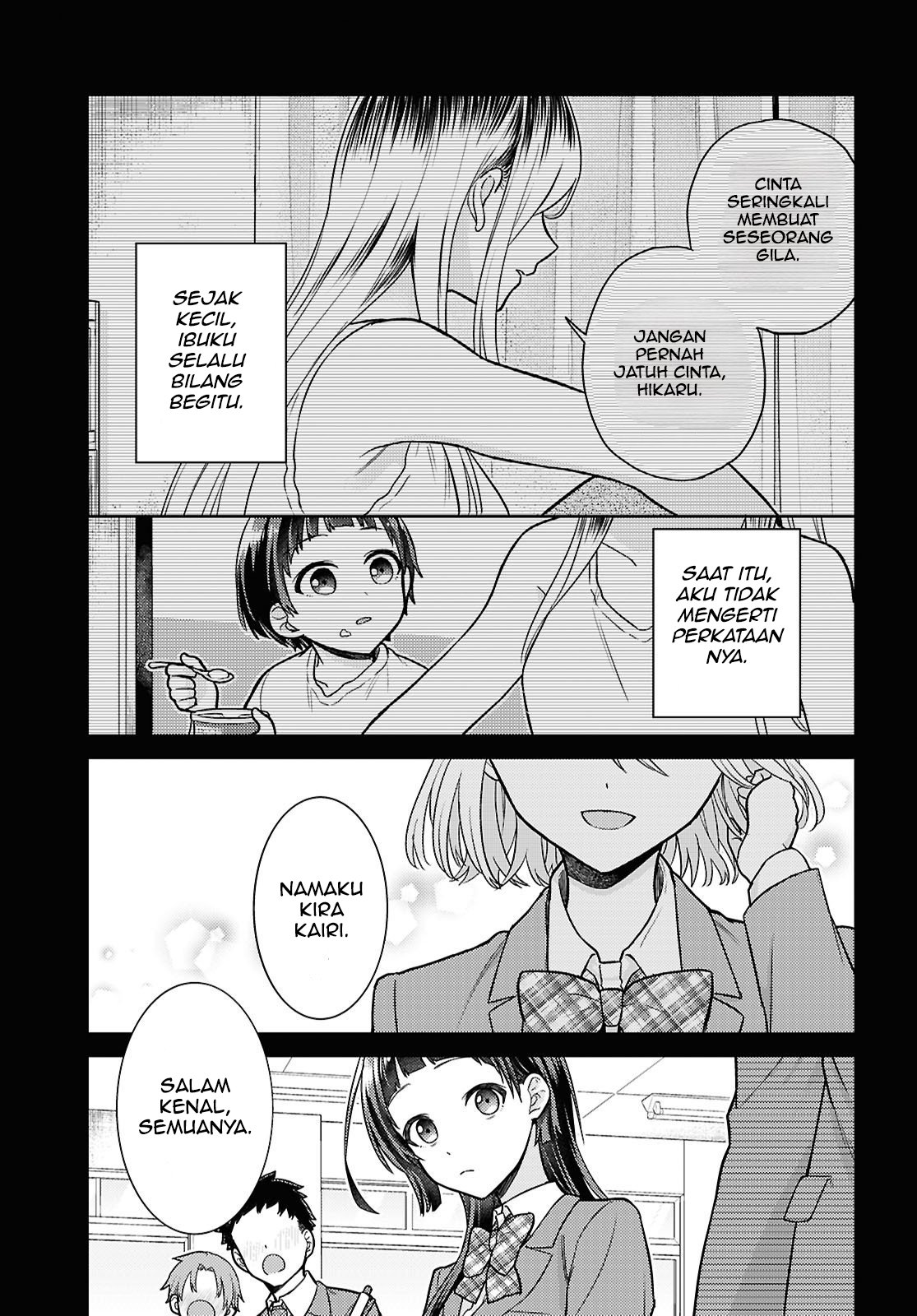 Yume to Koi de wa Tsuriawanai Aku Suka Padamu, Tolong Putus Aja 第6页