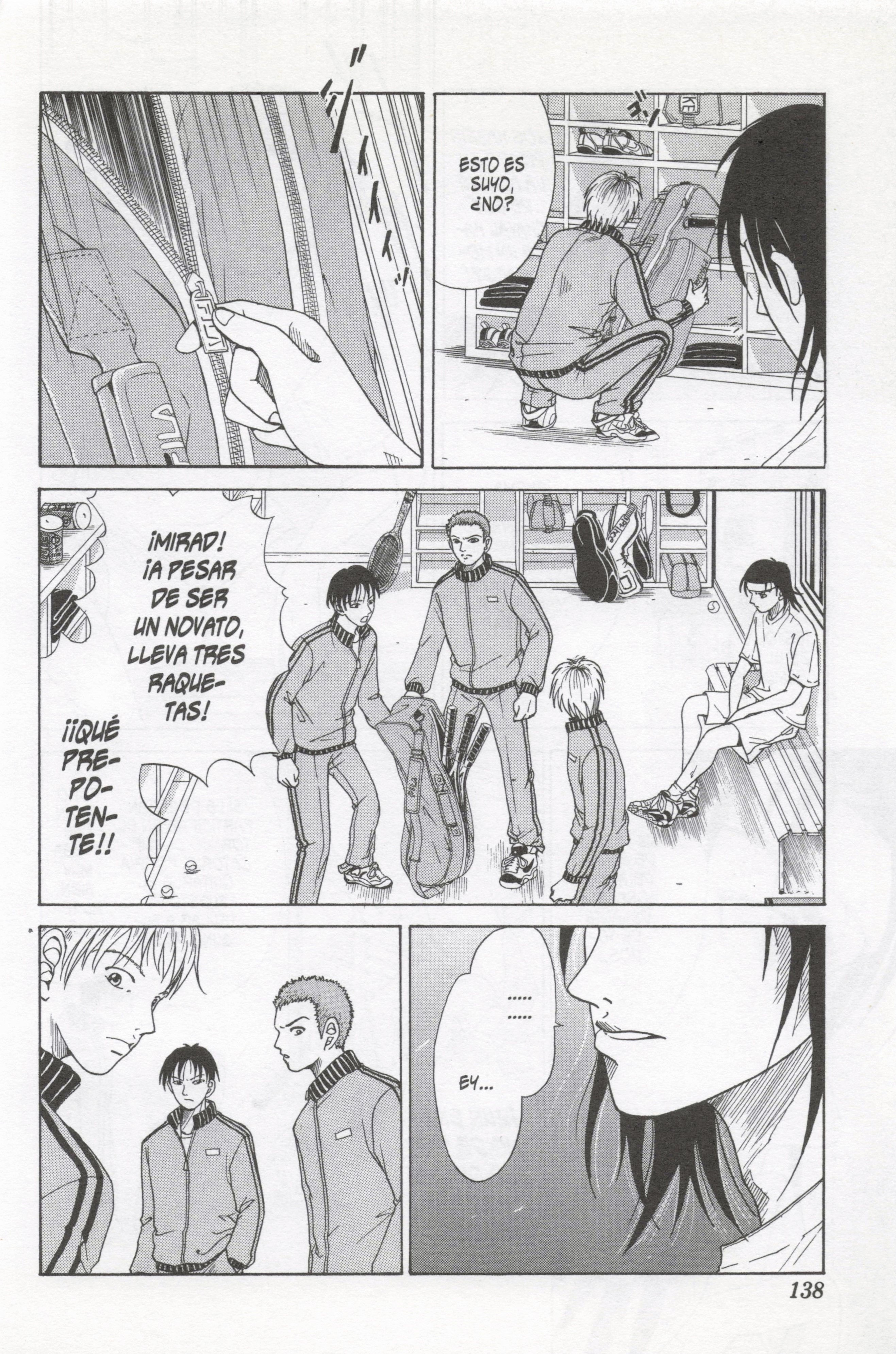 The Prince of Tennis Una raqueta cubierta de polvo 第10页