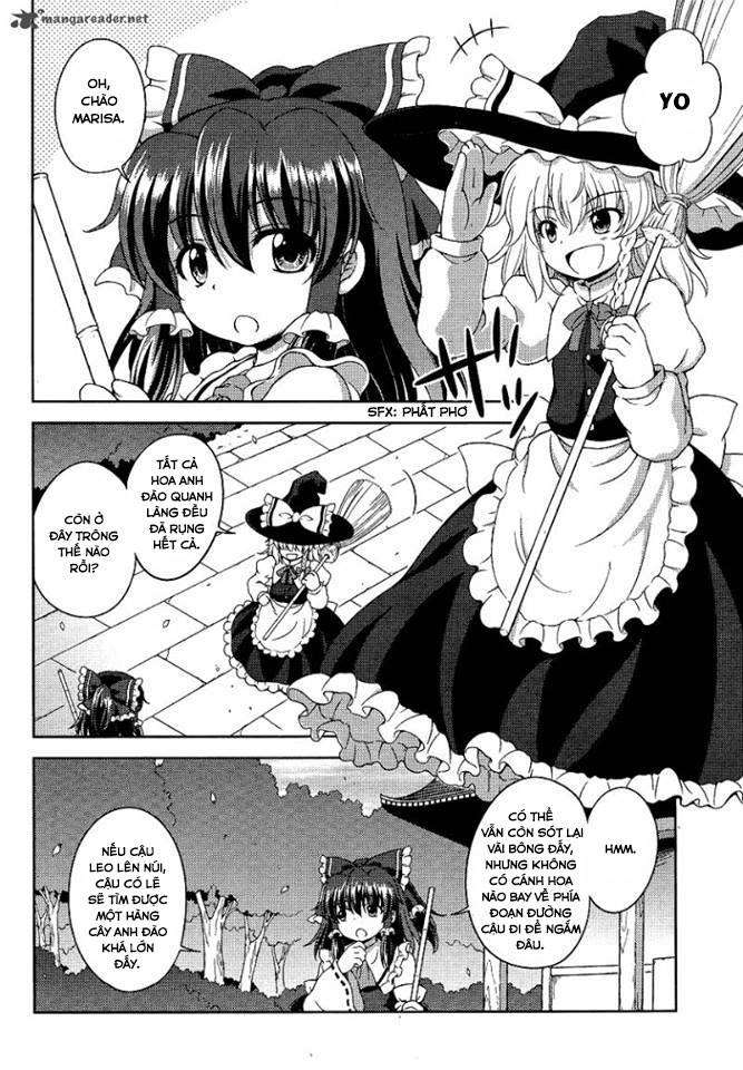 Touhou Sangetsusei ~ Oriental Sacred Place. phía sau thần xã (phần 1 ) 第4页