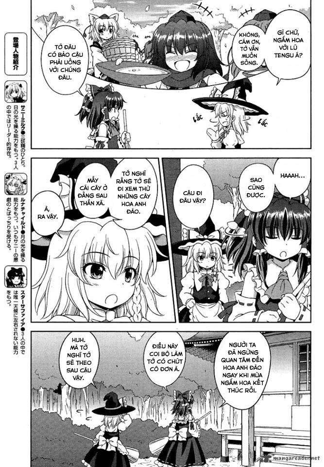 Touhou Sangetsusei ~ Oriental Sacred Place. phía sau thần xã (phần 1 ) 第5页