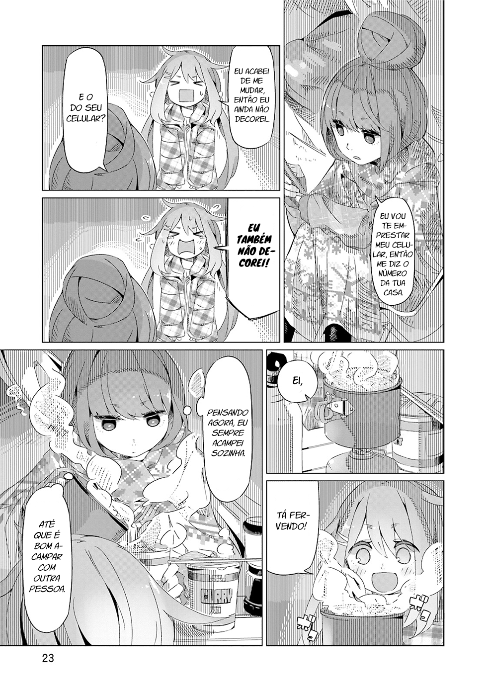 Yuru Camp△ Monte Fuji e o Pote de Lámen 第24页