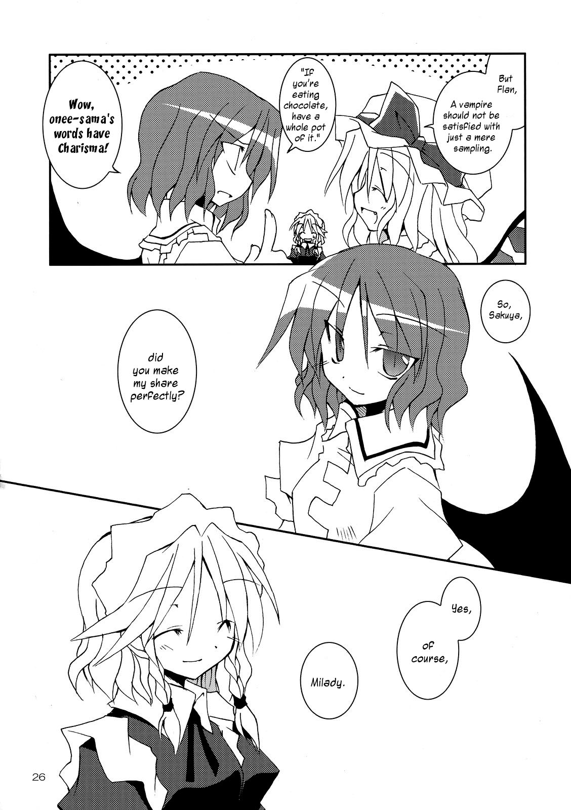 Touhou - Choco Yori mo Nao Amaki Mono!! (Doujinshi) Oneshot 第26页