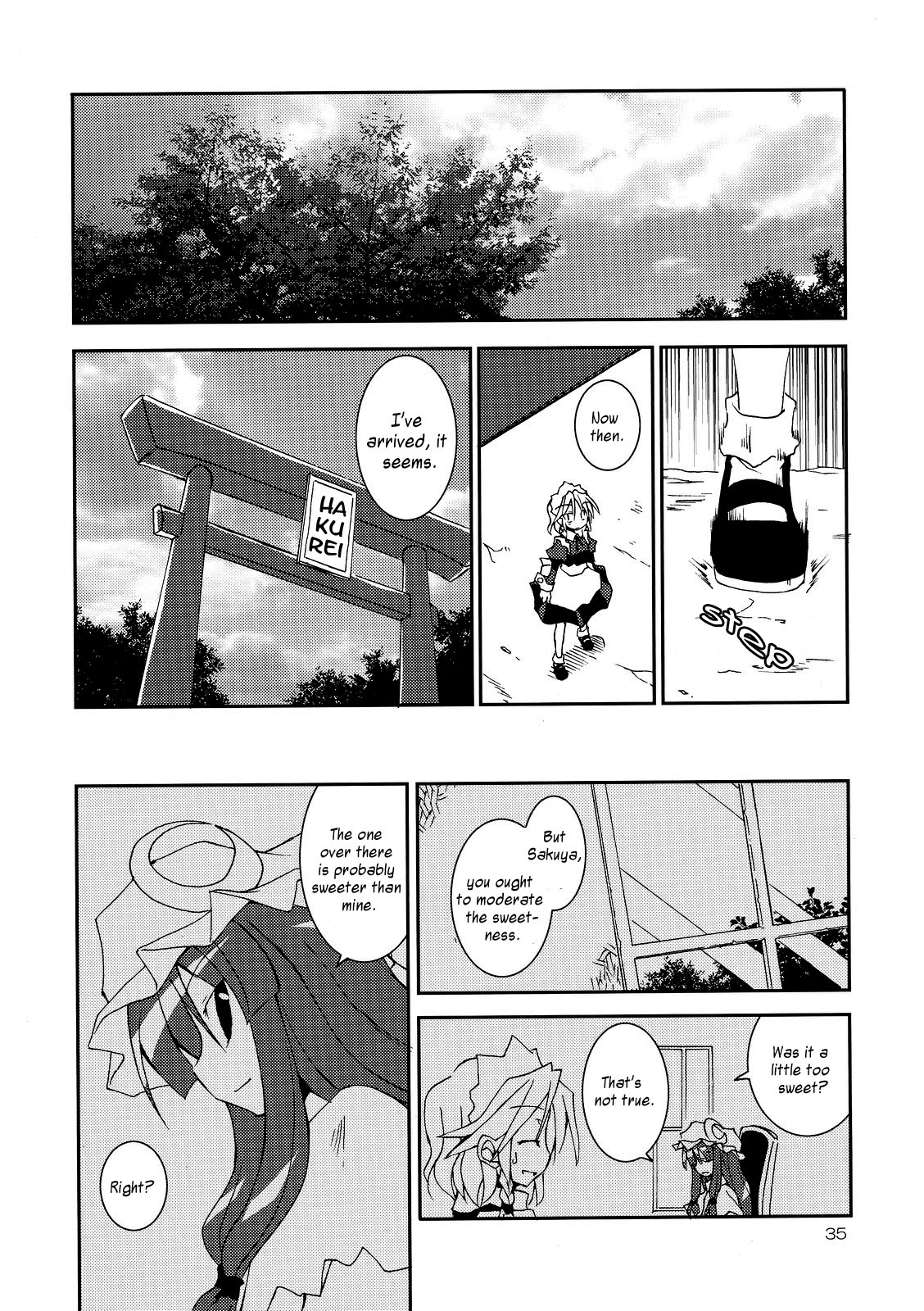 Touhou - Choco Yori mo Nao Amaki Mono!! (Doujinshi) Oneshot 第35页