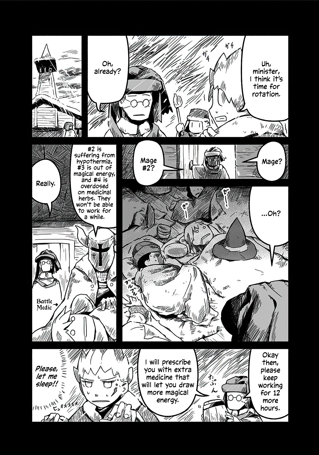 Ryuu to Yuusha to Haitatsunin Mages, Labor, and the Courier 第10页