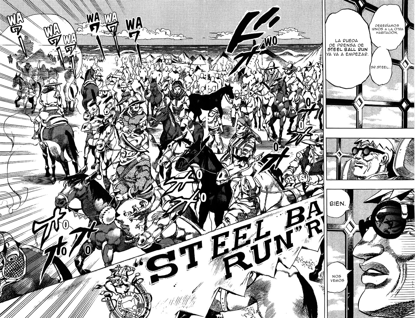 JoJo's Bizarre Adventure Part 7 - Steel Ball Run La Conferencia de Prensa Steel Ball Run 第35页