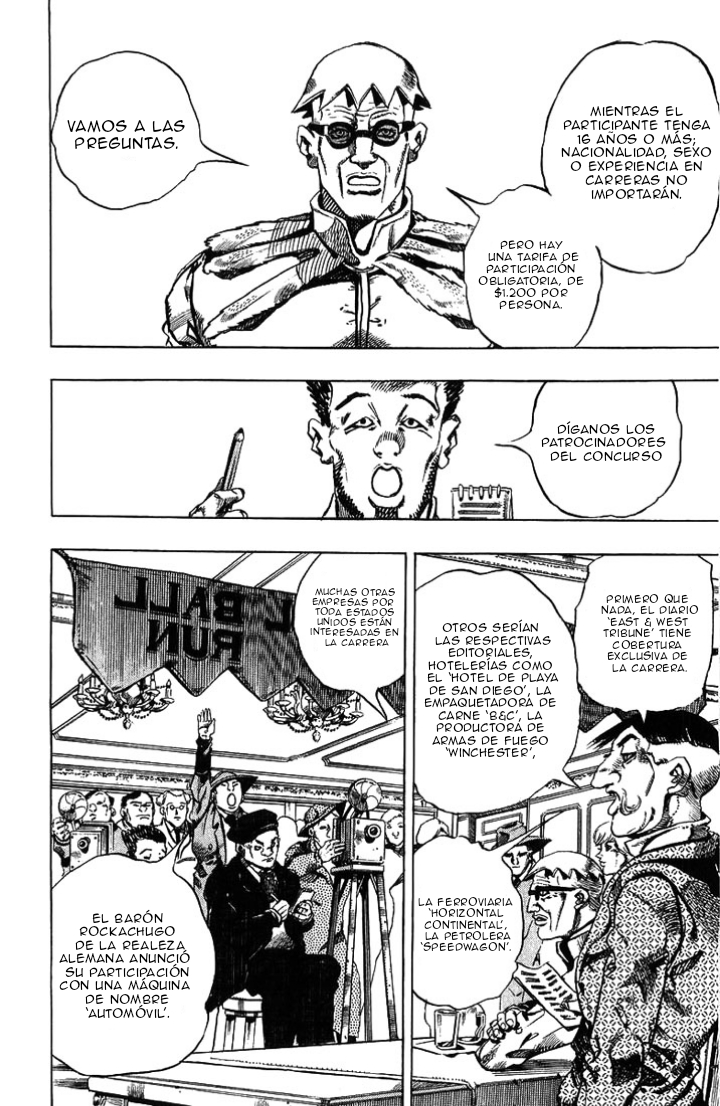JoJo's Bizarre Adventure Part 7 - Steel Ball Run La Conferencia de Prensa Steel Ball Run 第40页