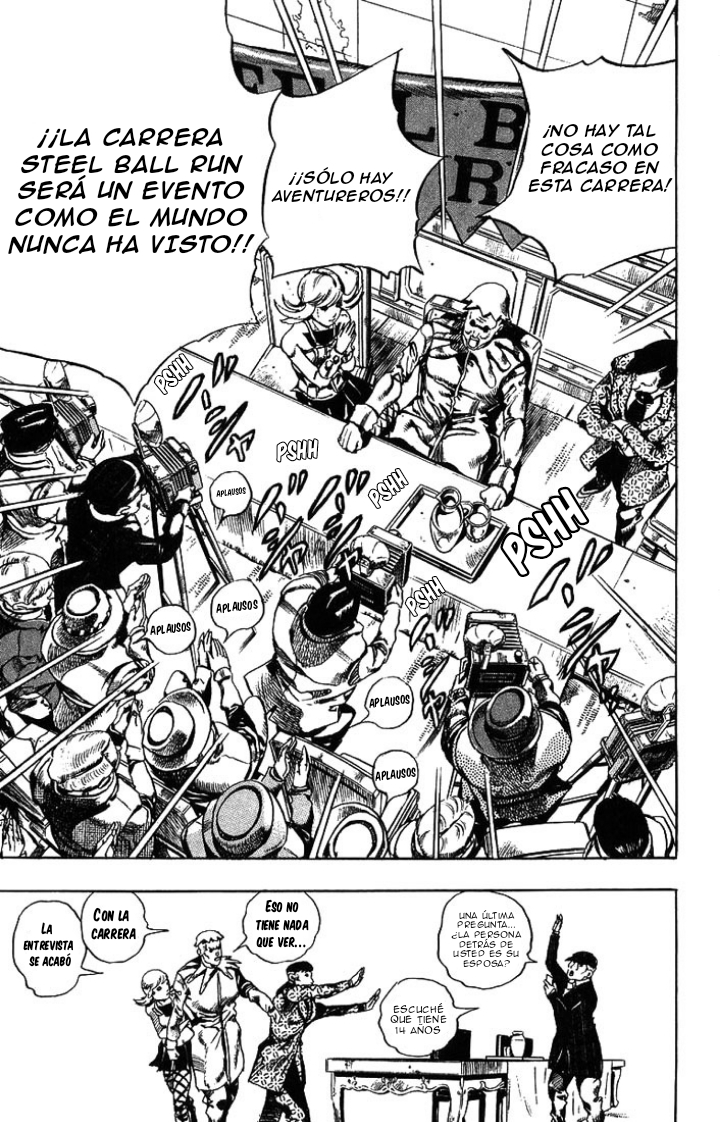 JoJo's Bizarre Adventure Part 7 - Steel Ball Run La Conferencia de Prensa Steel Ball Run 第47页
