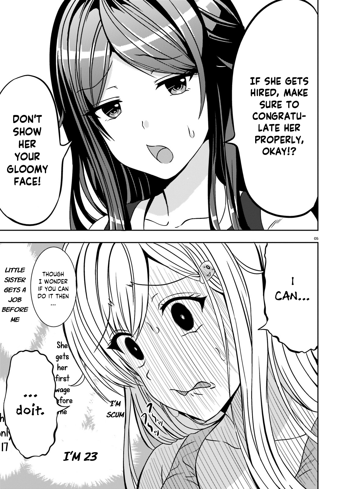Neeko wa Tsurai yo The Neet when feeling threatened by her own little sister 第6页