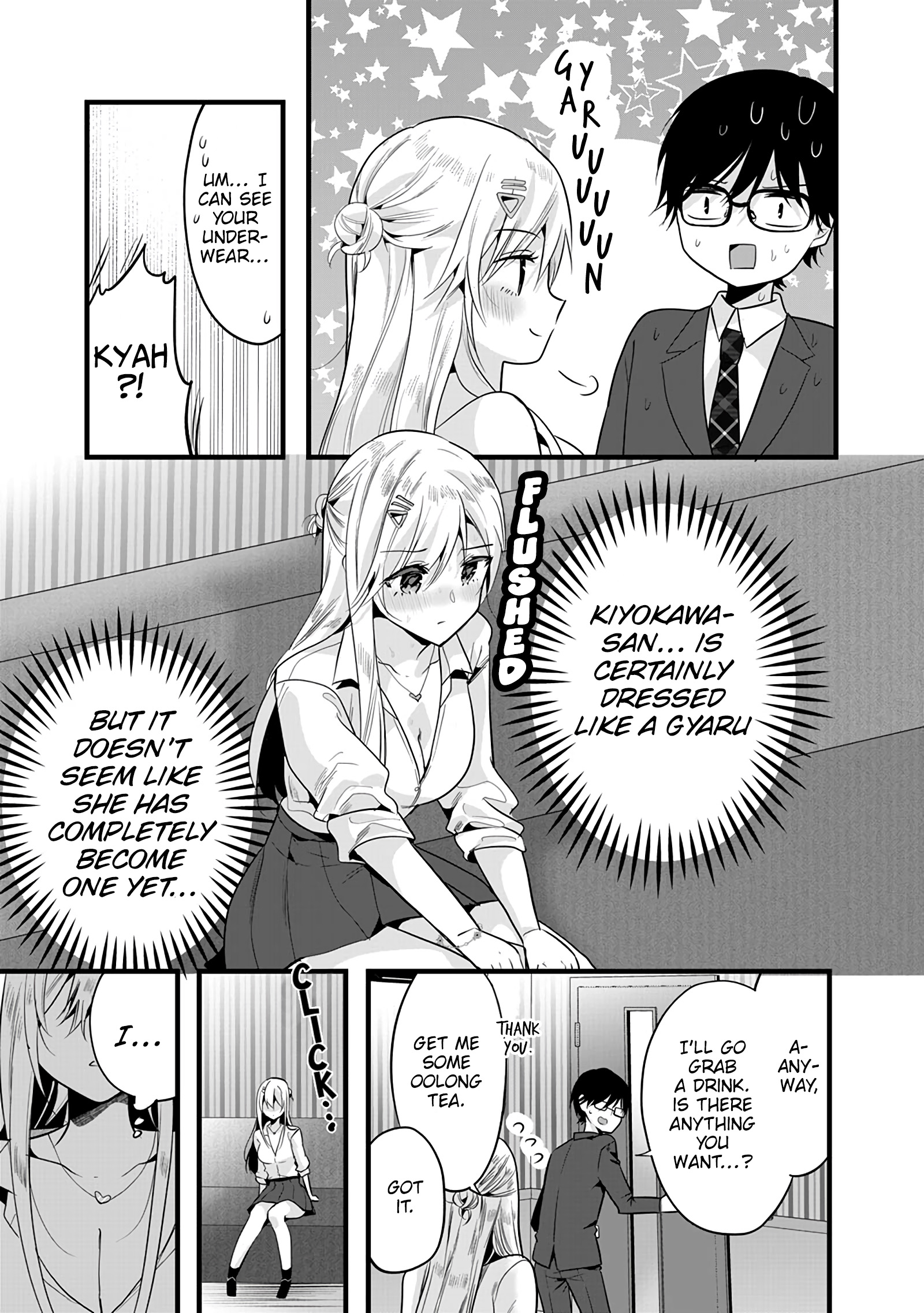 5 Seconds Before Falling in Love with a Gal: Anthology Comic Kiyokawa-san is definitely a gyaru! 第11页