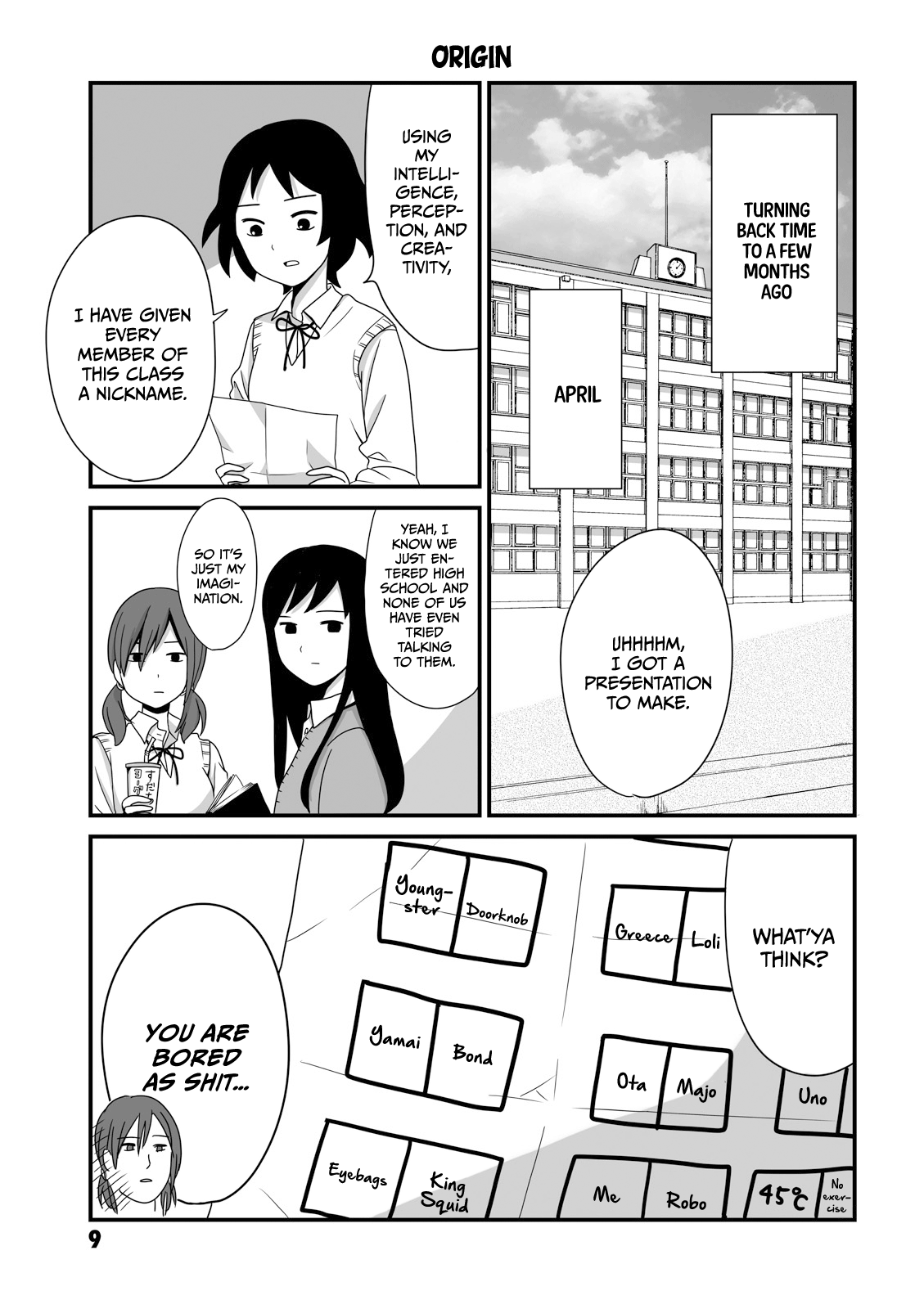 Joshikousei no Mudazukai Origin 第1页