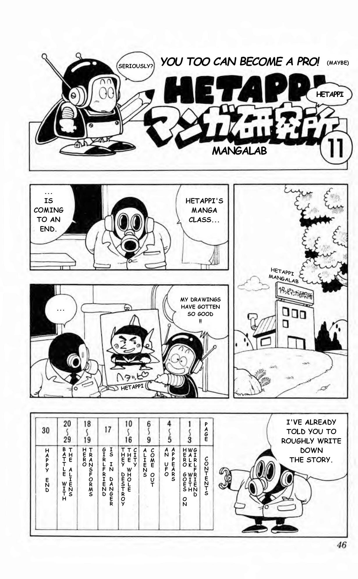 Akira Toriyama's Lazy Manga Lab Vol. 1 Ch. 1.11 第1页