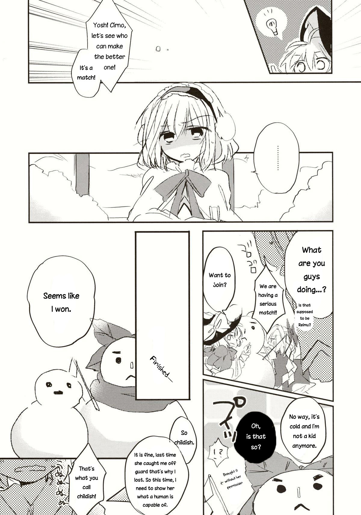 Touhou - Koigokoro to Hoshi (Doujinshi) Tadashii Fuyu no Sugoshikata 第7页