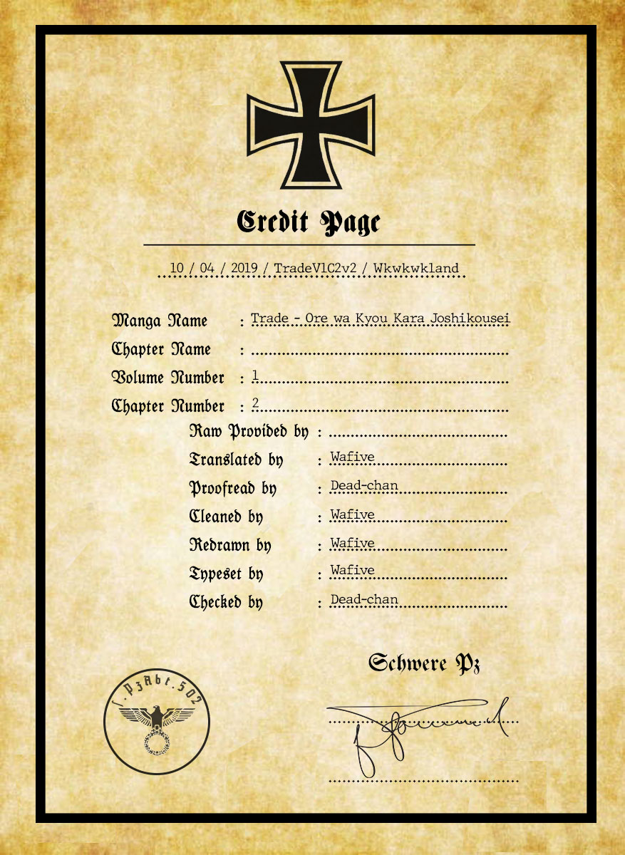 Trade - Ore wa Kyou Kara Joshikousei chapter 2v2 第22页
