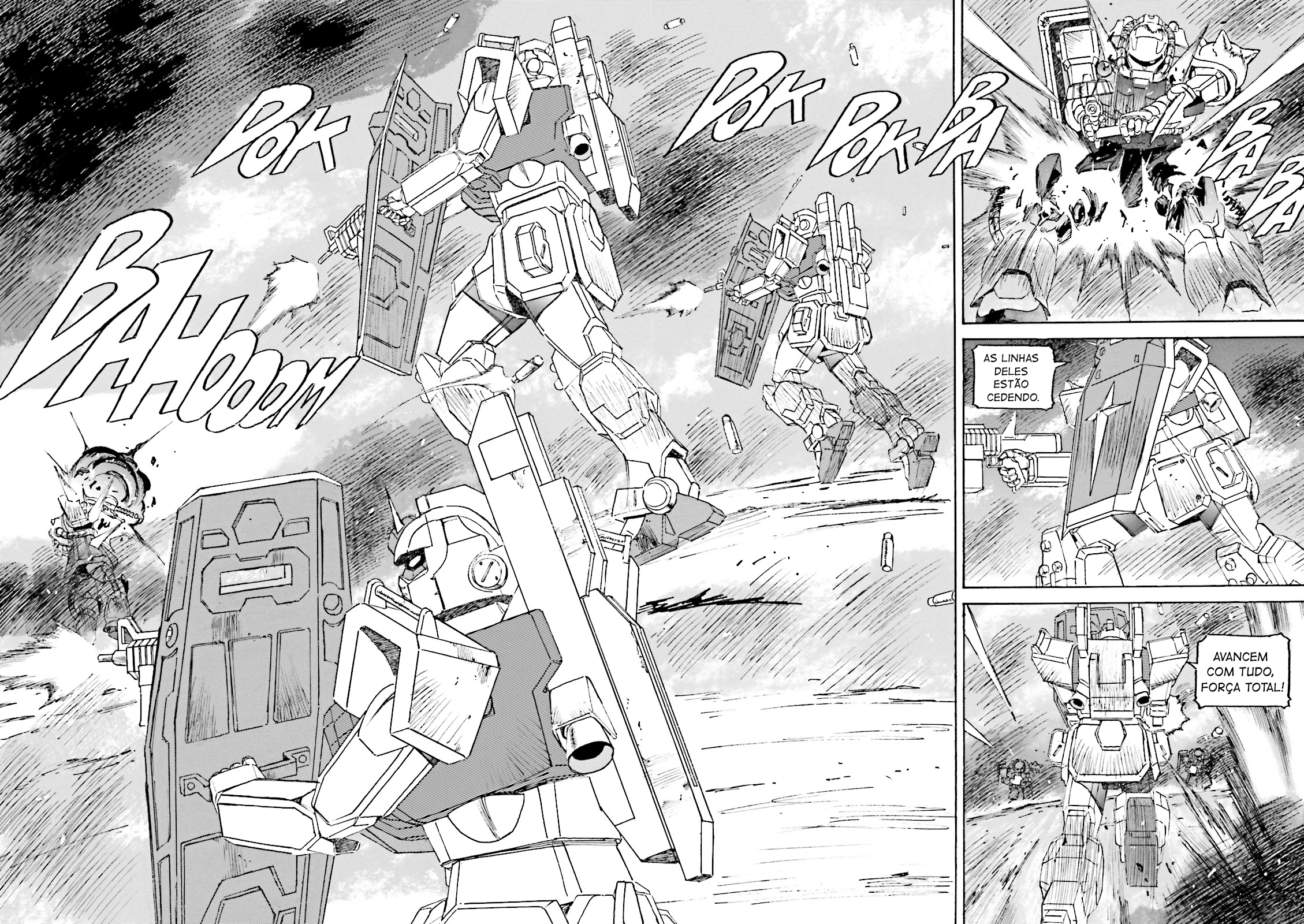 Mobile Suit Gundam: The Nameless Battlefield Em frente 第17页