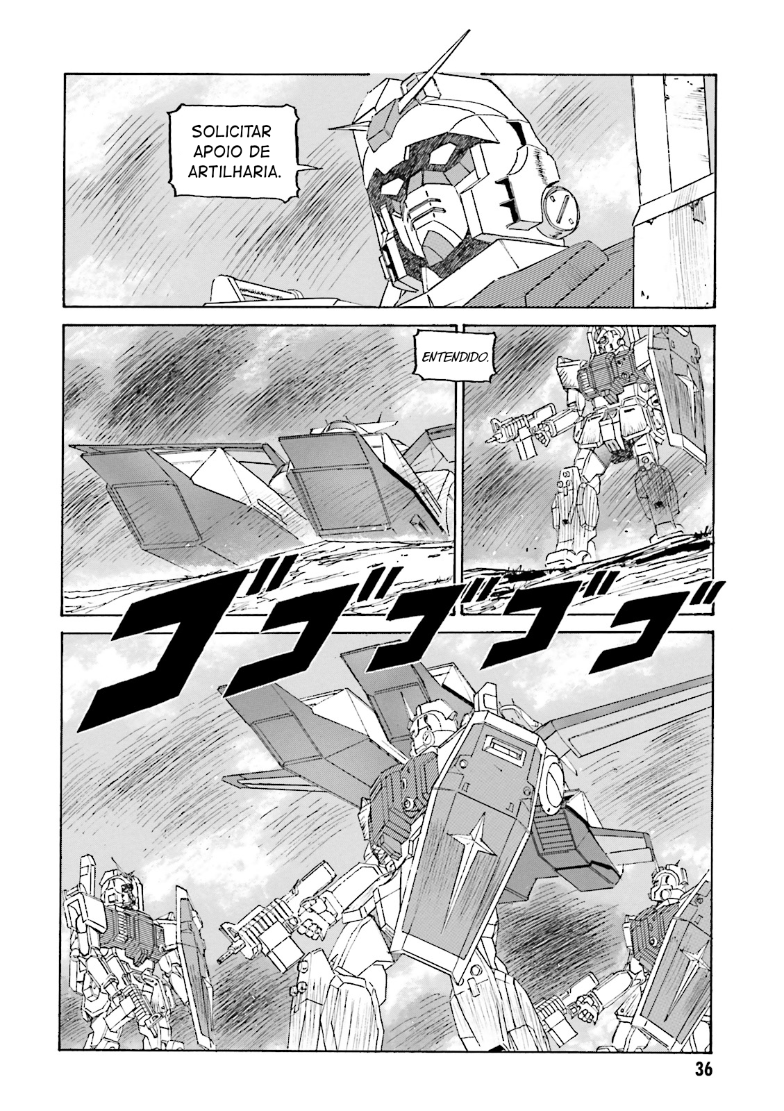 Mobile Suit Gundam: The Nameless Battlefield Em frente 第19页