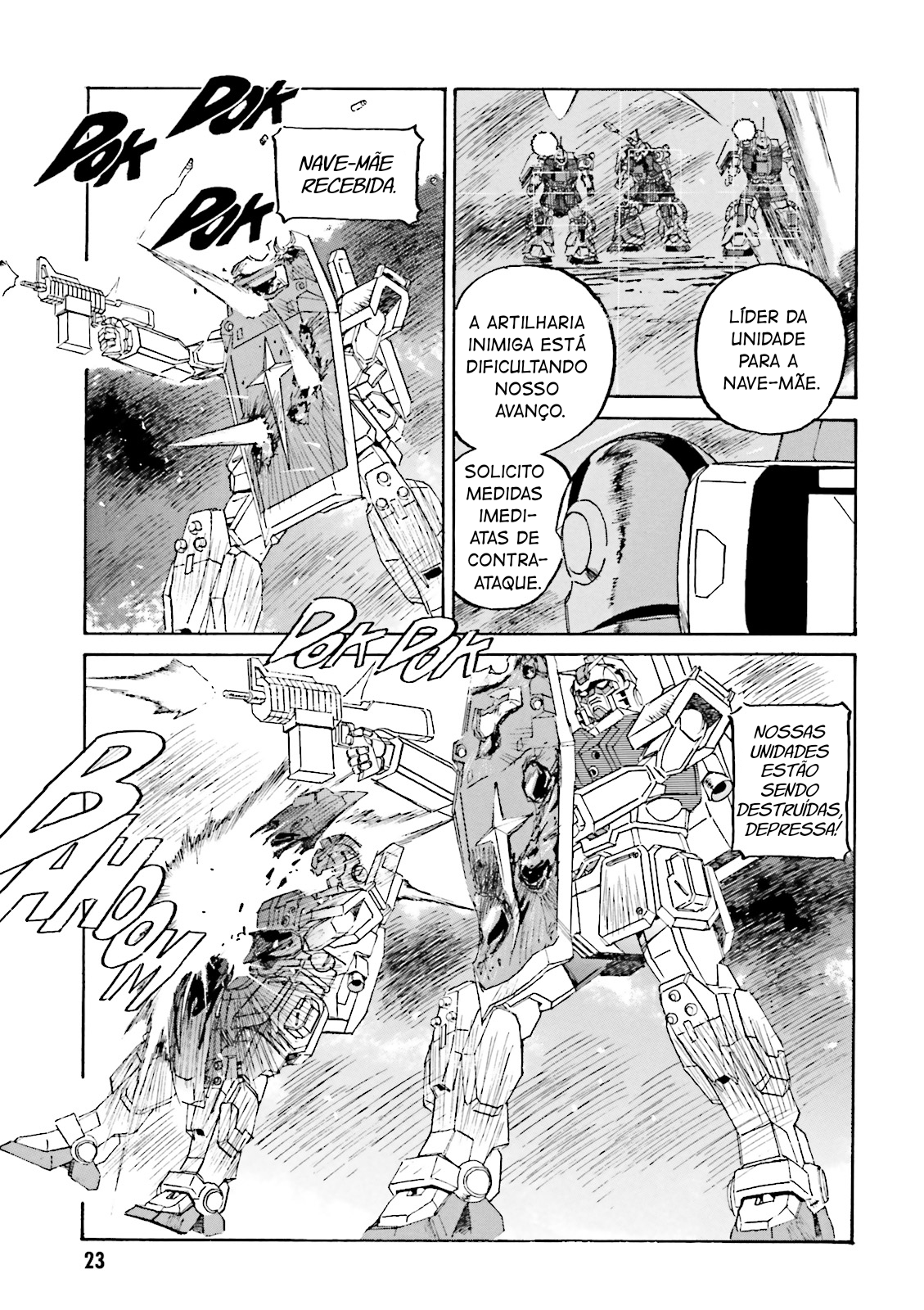 Mobile Suit Gundam: The Nameless Battlefield Em frente 第9页