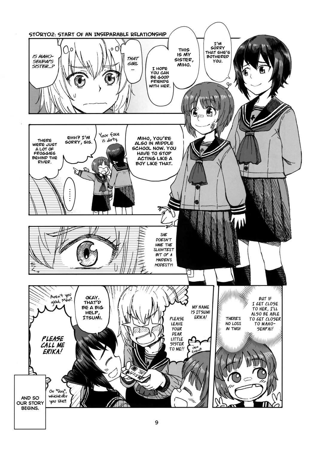 Girls und Panzer - Middleschool Miho and Erika (Doujinshi) Story 01-26 第8页