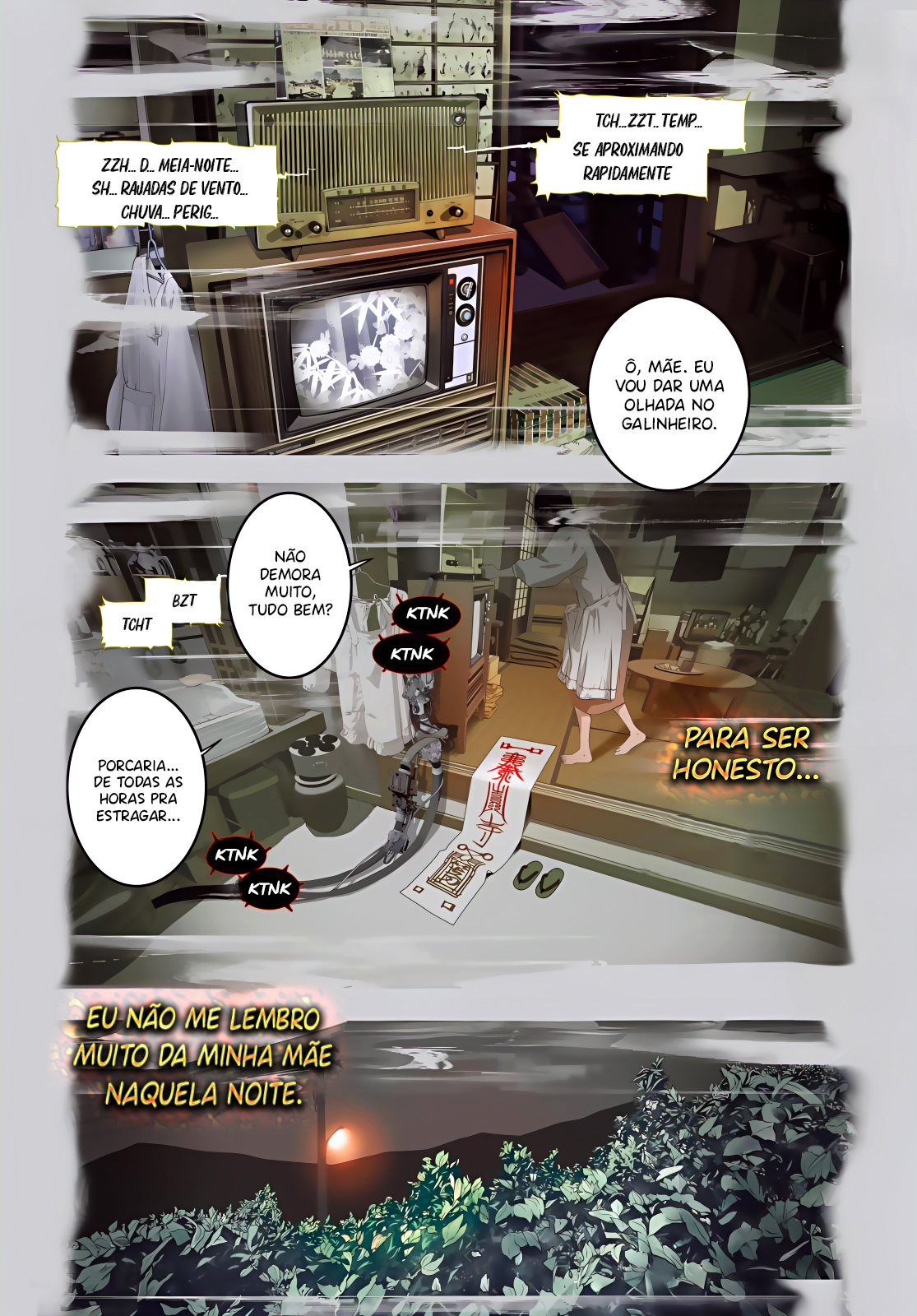 Kaijin Fugeki Os começos sempre ardem como um fogo descontrolado. Mesmo que, no fim, tudo o que reste sejam cinzas. 第4页