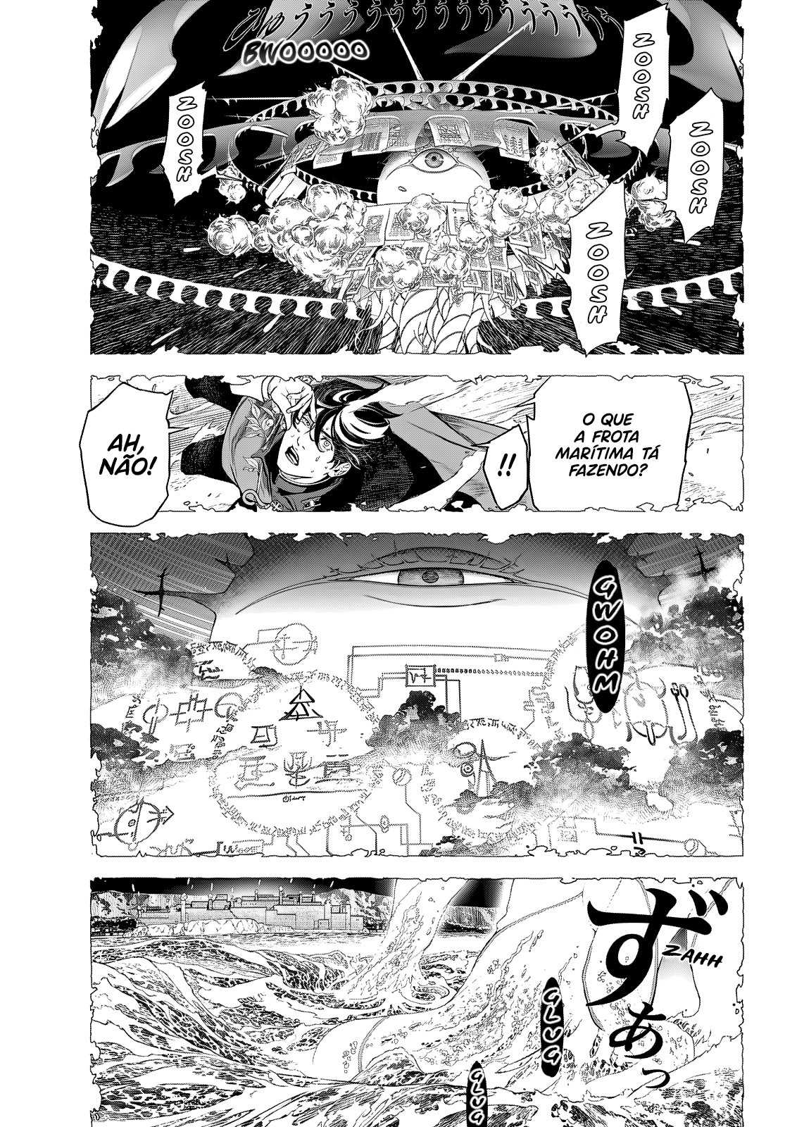 Kaijin Fugeki Os começos sempre ardem como um fogo descontrolado. Mesmo que, no fim, tudo o que reste sejam cinzas. 第43页