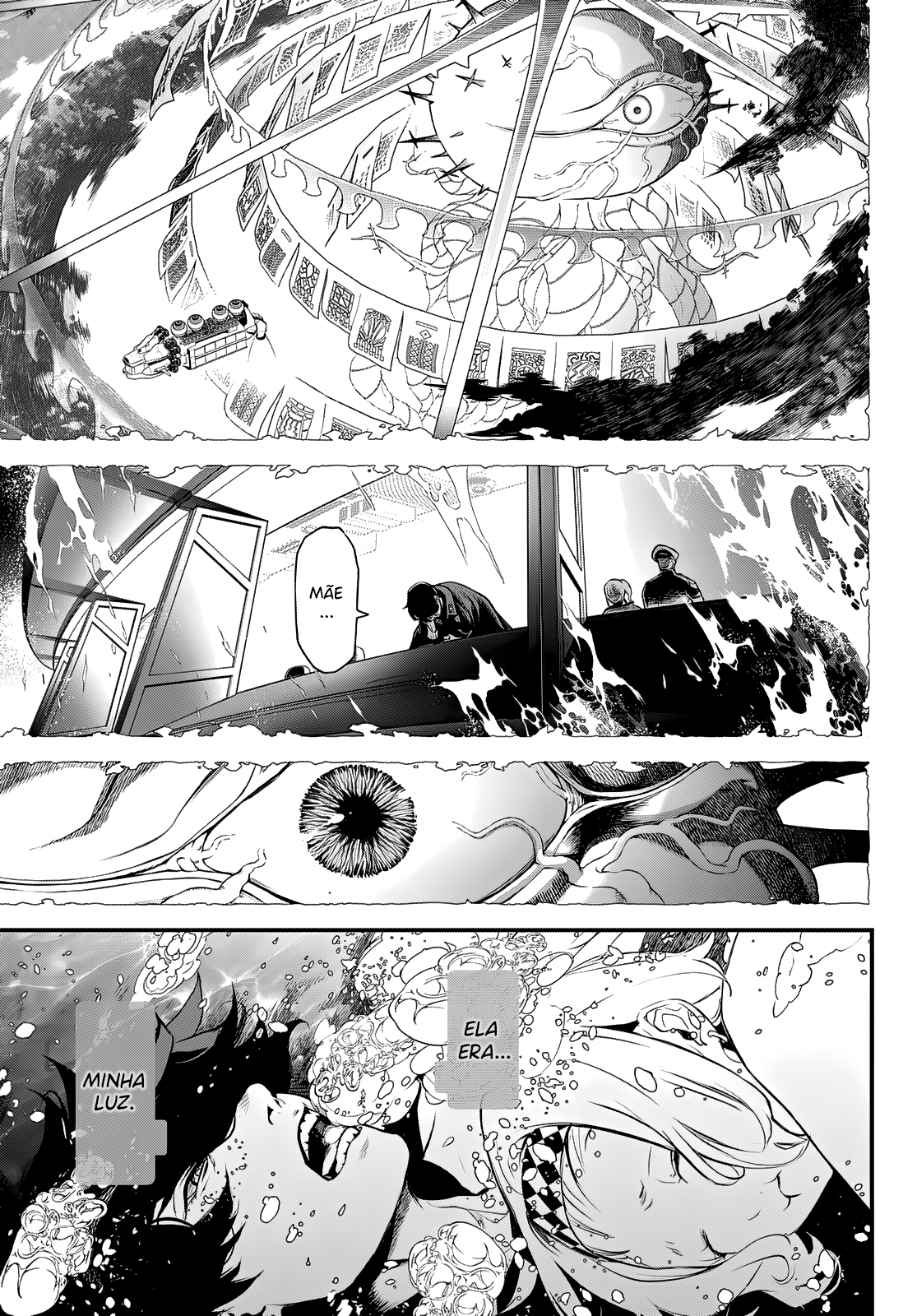 Kaijin Fugeki Os começos sempre ardem como um fogo descontrolado. Mesmo que, no fim, tudo o que reste sejam cinzas. 第54页