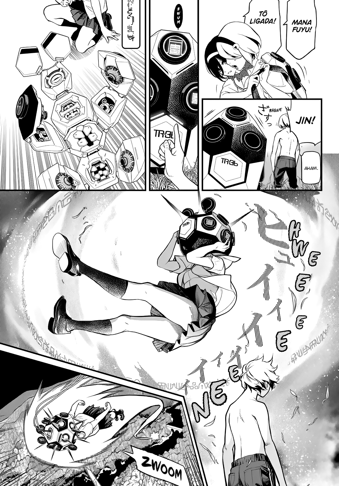 Kaijin Fugeki Os começos sempre ardem como um fogo descontrolado. Mesmo que, no fim, tudo o que reste sejam cinzas. 第58页