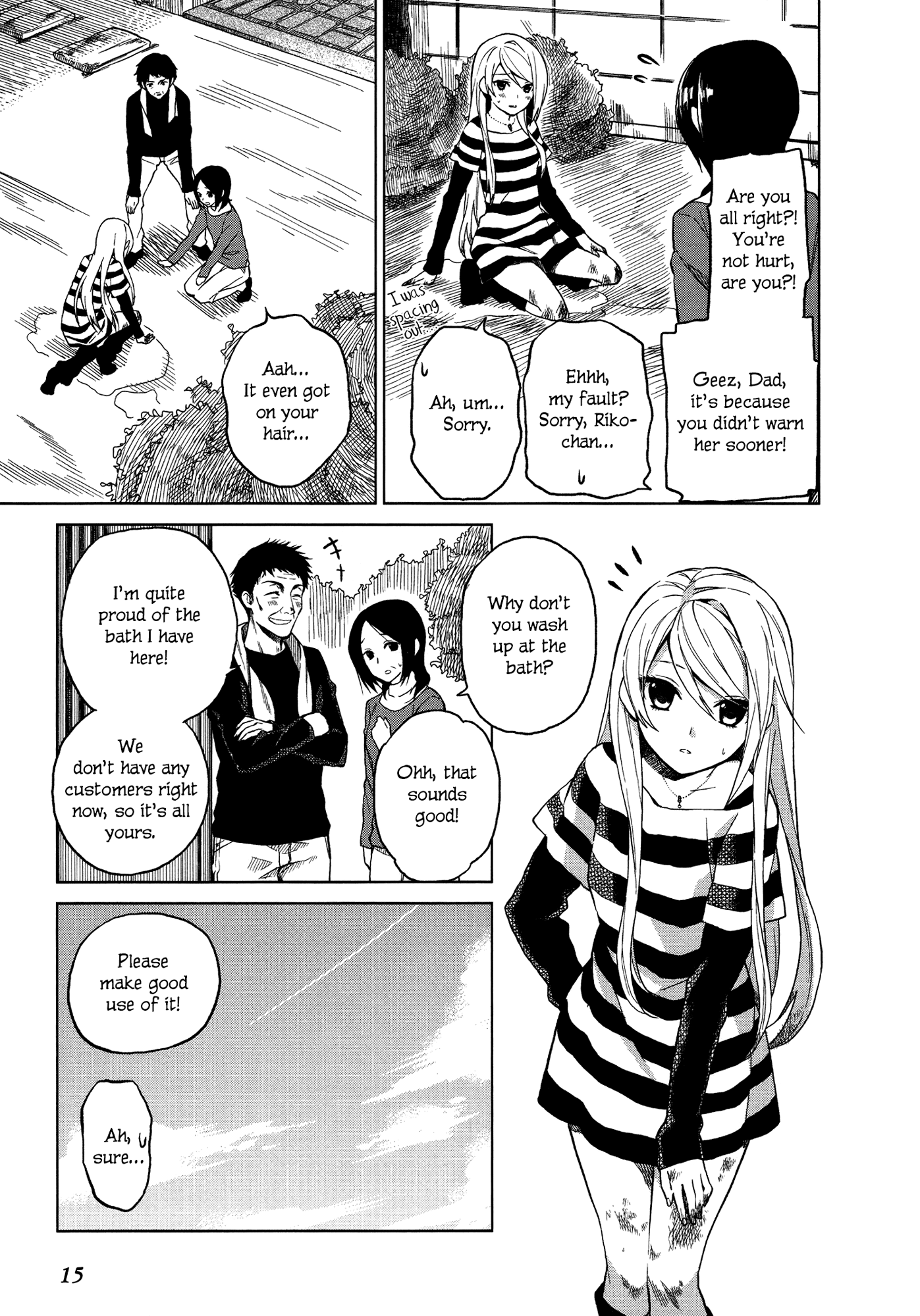 Riko to Haru to Onsen to Iruka Riko and Haru and Open Air Bath 第15页