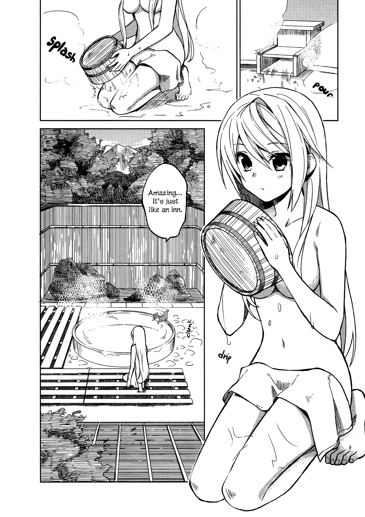 Riko to Haru to Onsen to Iruka Riko and Haru and Open Air Bath 第16页