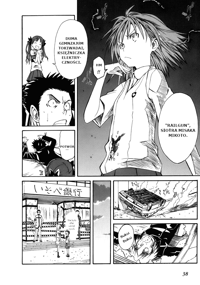 Toaru Majutsu no Index Gaiden: Toaru Kagaku no Railgun 16 Lipca 第40页