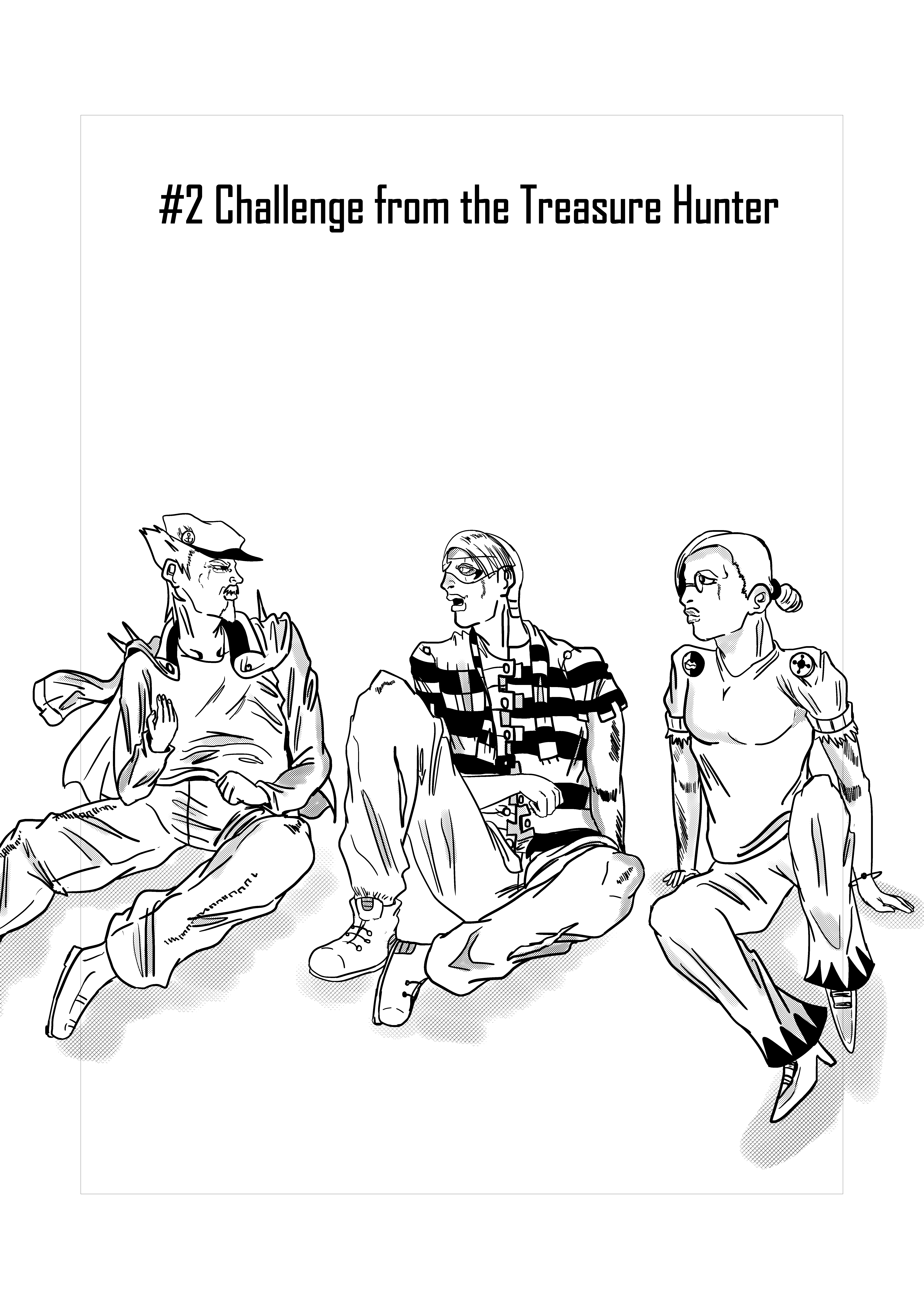 JoJo's Bizarre Adventure - Pearly Eyes (Doujinshi) Challenge From the Treasure Hunter 第1页