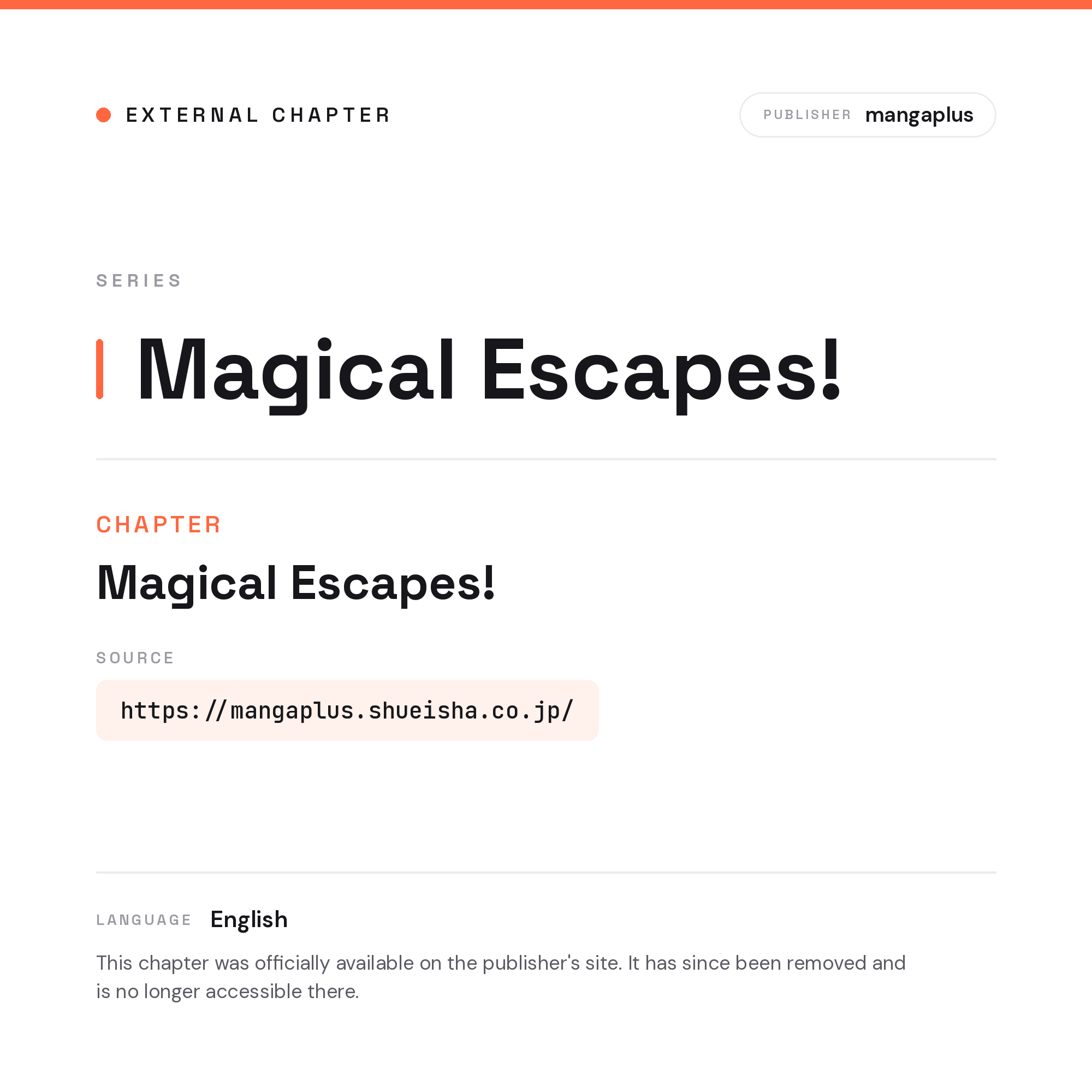 Magical Escapes! 第1页