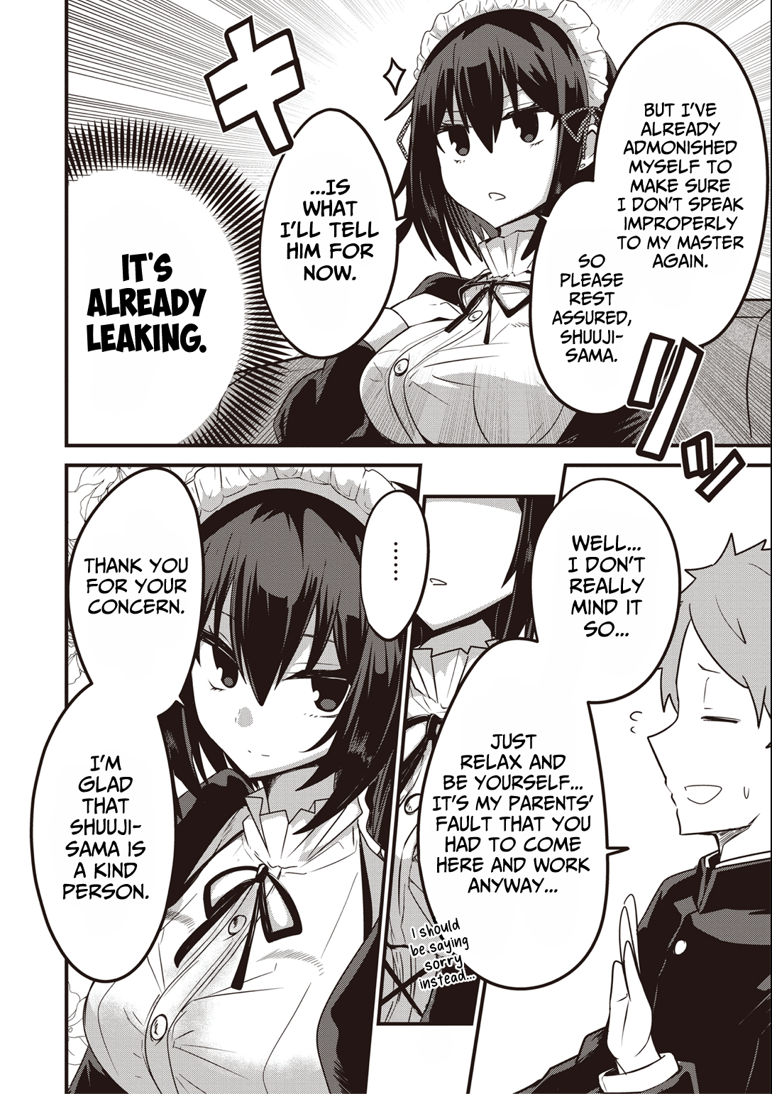 Kokoro no Koe ga Moreyasui Maid-san (Serialization) Vol. 1 Ch. 1 第12页
