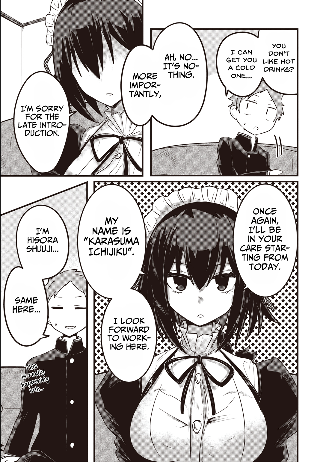 Kokoro no Koe ga Moreyasui Maid-san (Serialization) Vol. 1 Ch. 1 第9页