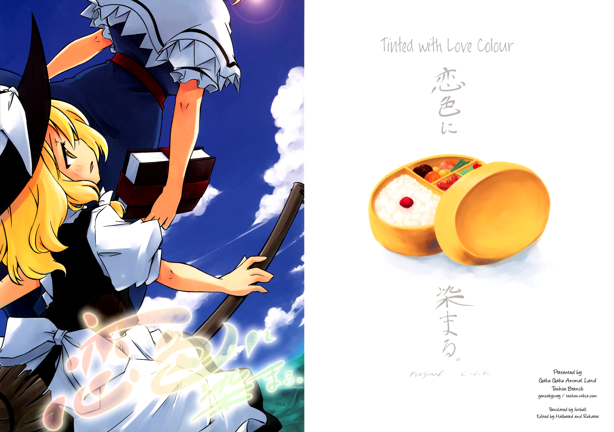 Touhou - Tinted with Love Colour (Doujinshi) 第1页