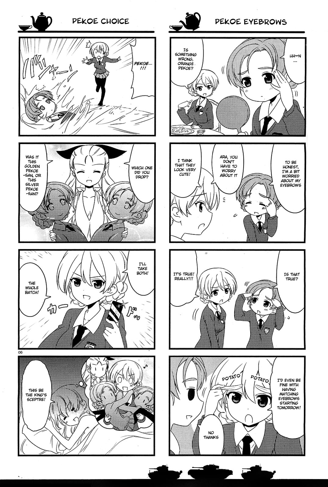 GIRLS und PANZER - Motto Love Love Sakusen desu! It's "The Teatime of Gloriana"! 第6页
