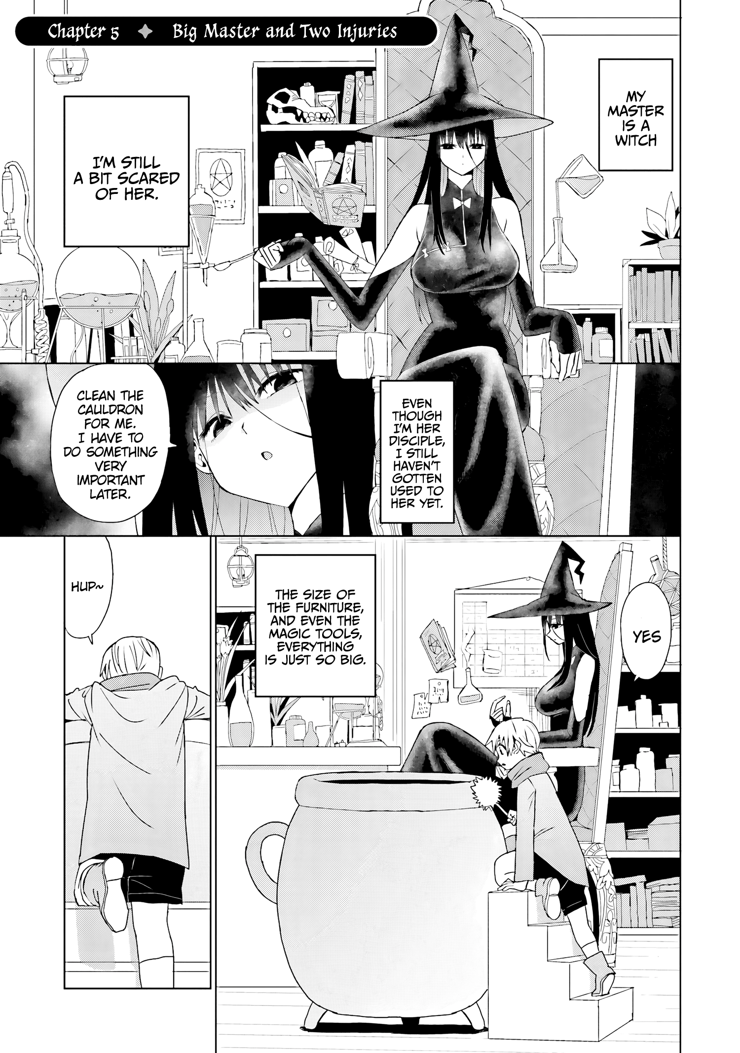 Mahou to Boku to Dekkai Shishou A Big Master and Two Injuries. 第2页