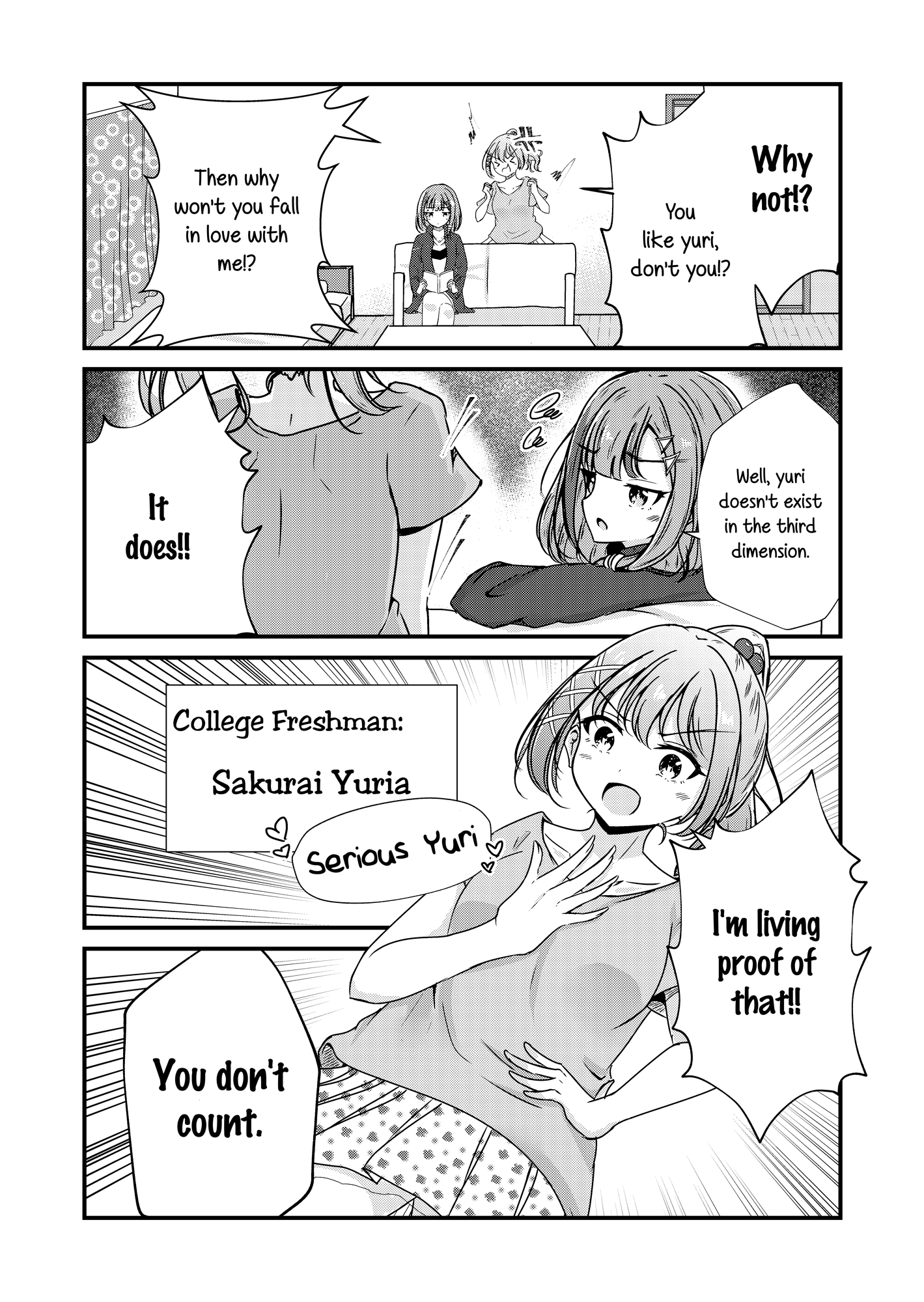 Yuri Lover-san and Serious Yuri-san 第3页
