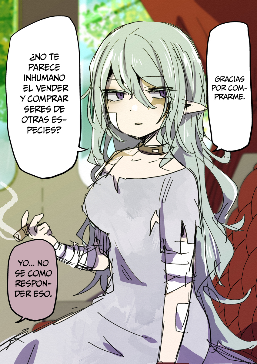 Shijou de Katta Dorei Elf ni Oratsukareru Compré una elfa maleducada en el mercado 第2页