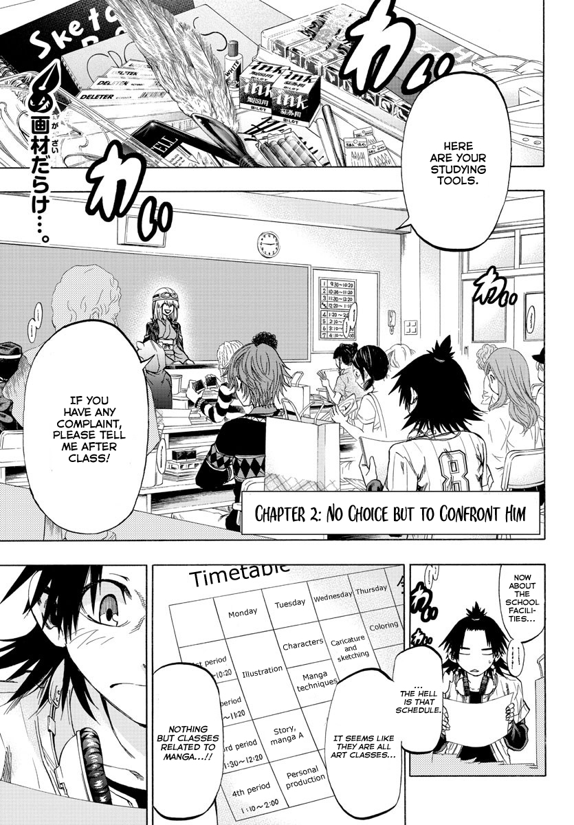 Shuukan Shounen Hachi No Choice but to Confront Him 第2页
