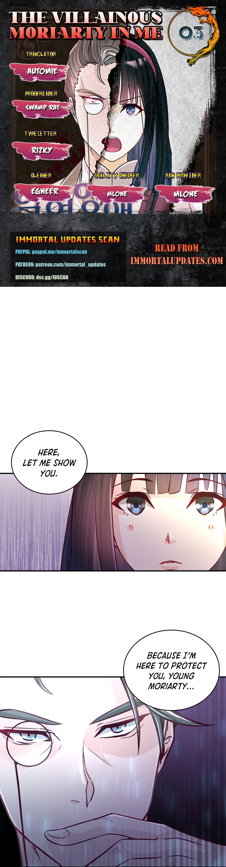 The Villainous Moriarty in Me Ch. 3 第1页