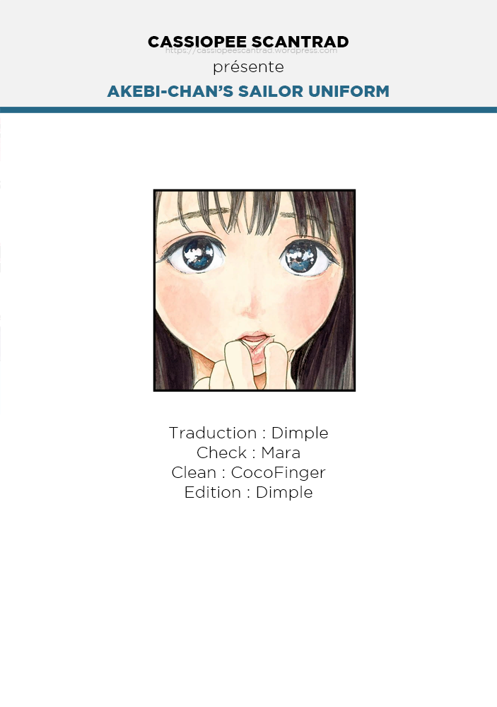 Akebi-chan no Sailor Fuku Prologue : Une fille court librement 第1页