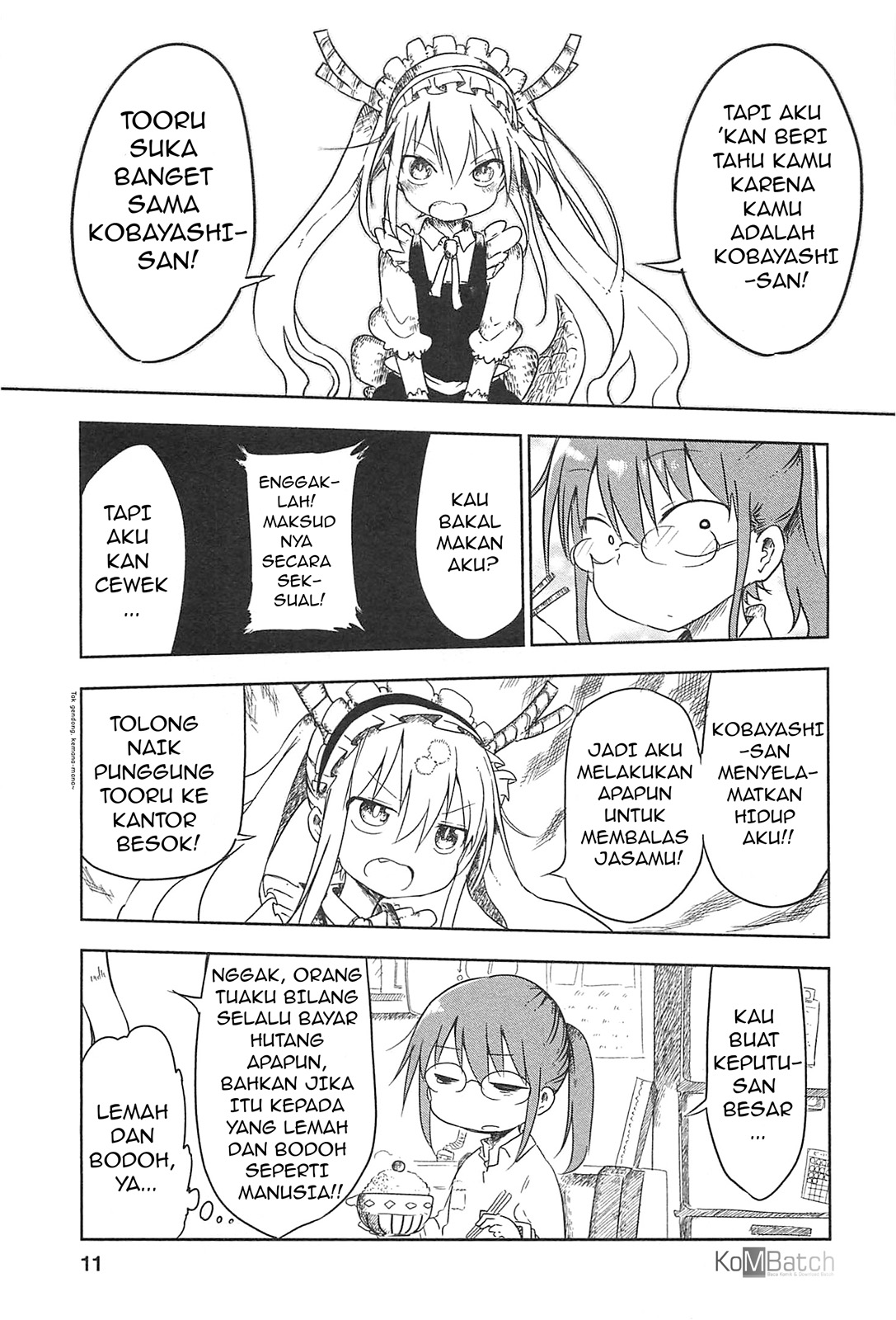Kobayashi-san Chi no Maid Dragon Tohru dan Kobayashi-san 第11页